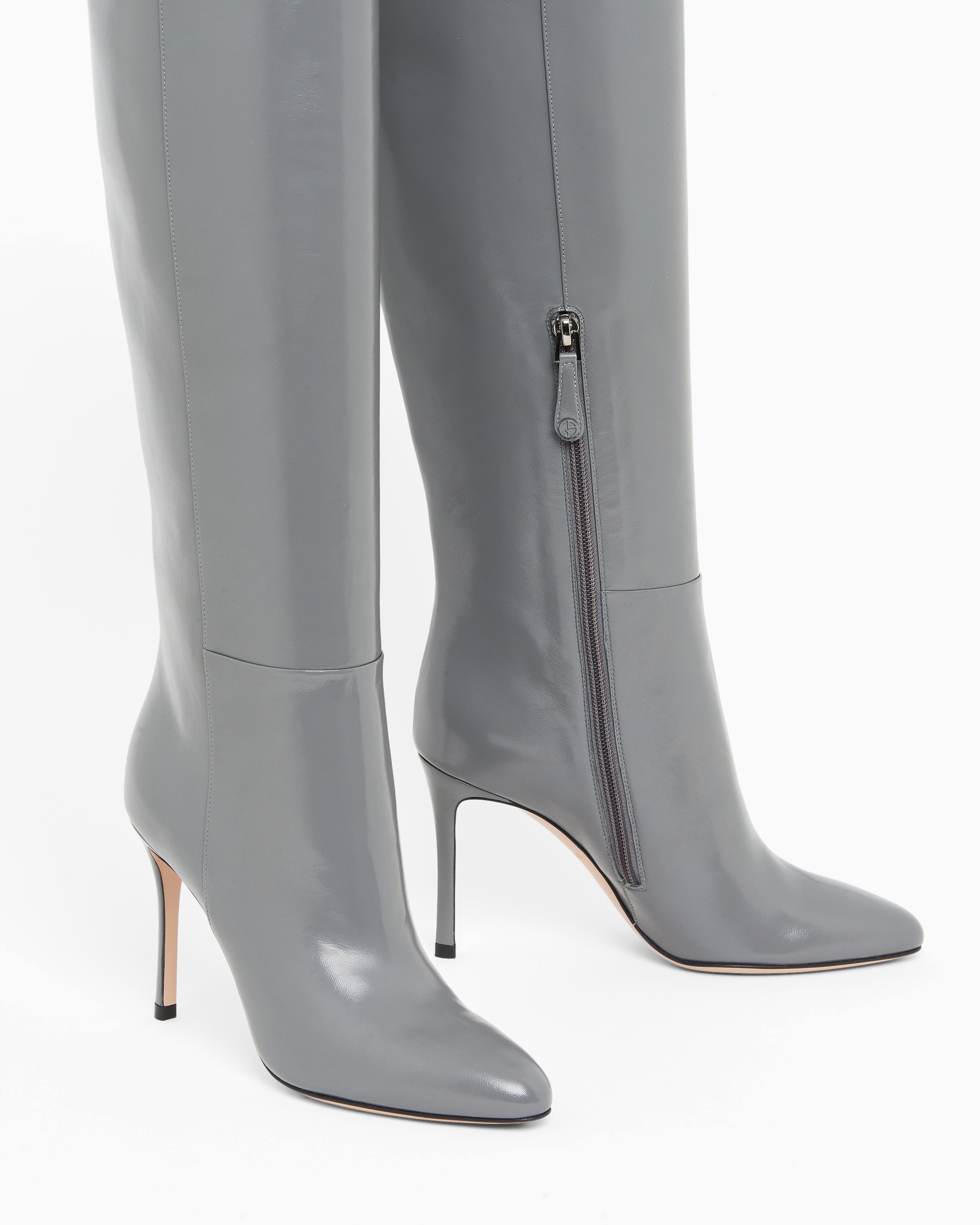 Giorgio Armani Boots In Gray
