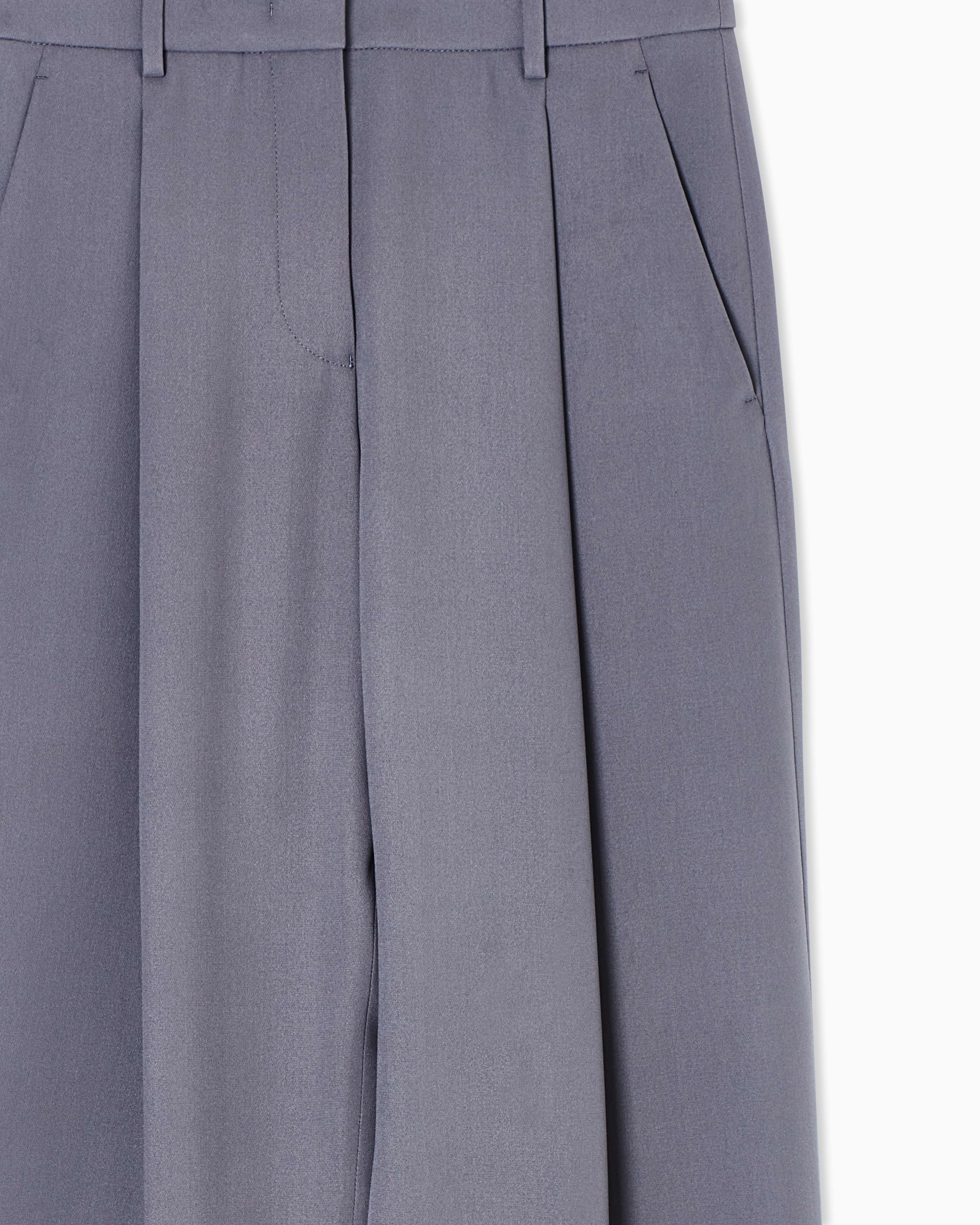 Giorgio Armani Fashion Trousers In Blue