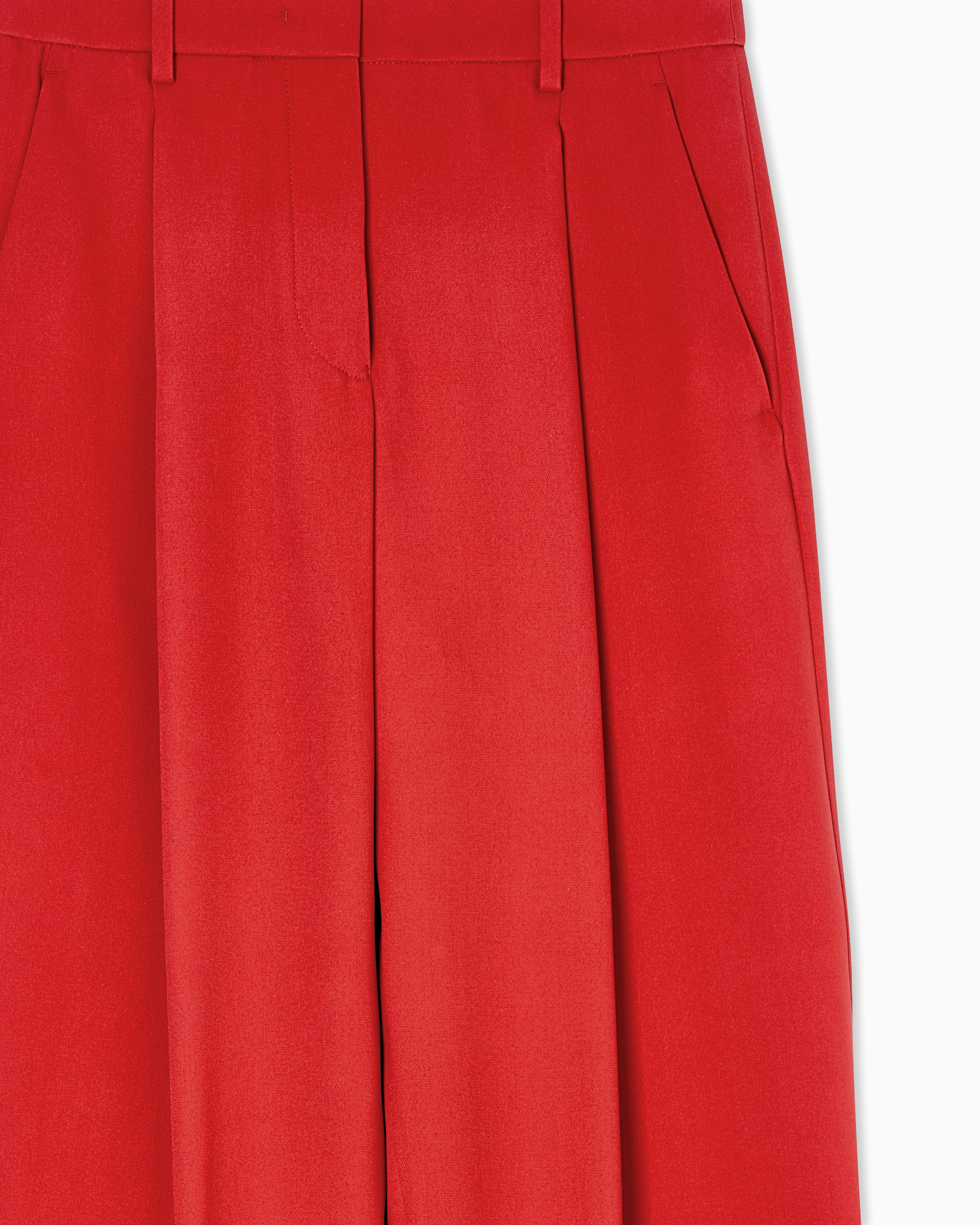 Giorgio Armani Casual Trousers In Red