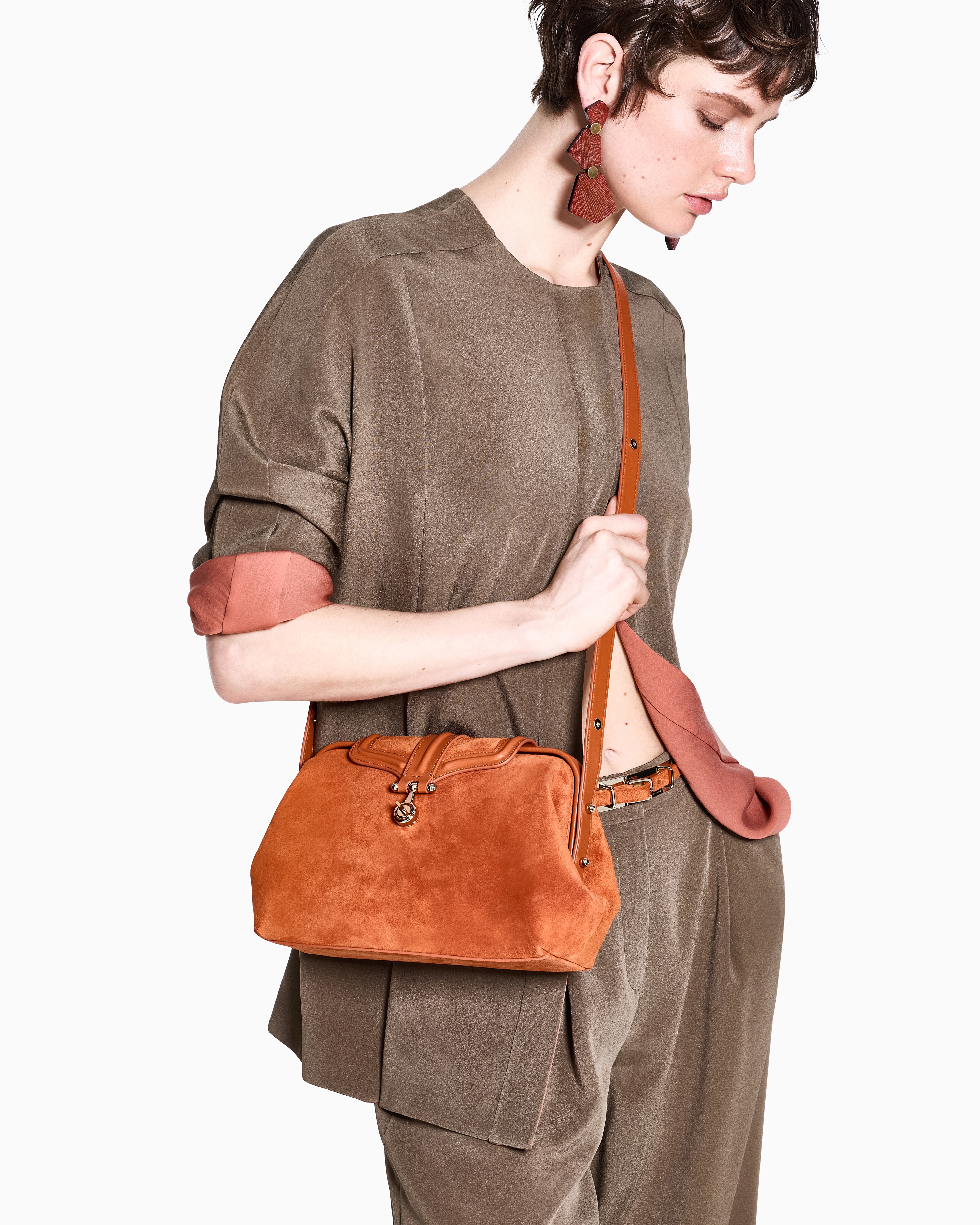 Giorgio Armani Earrings In Pink