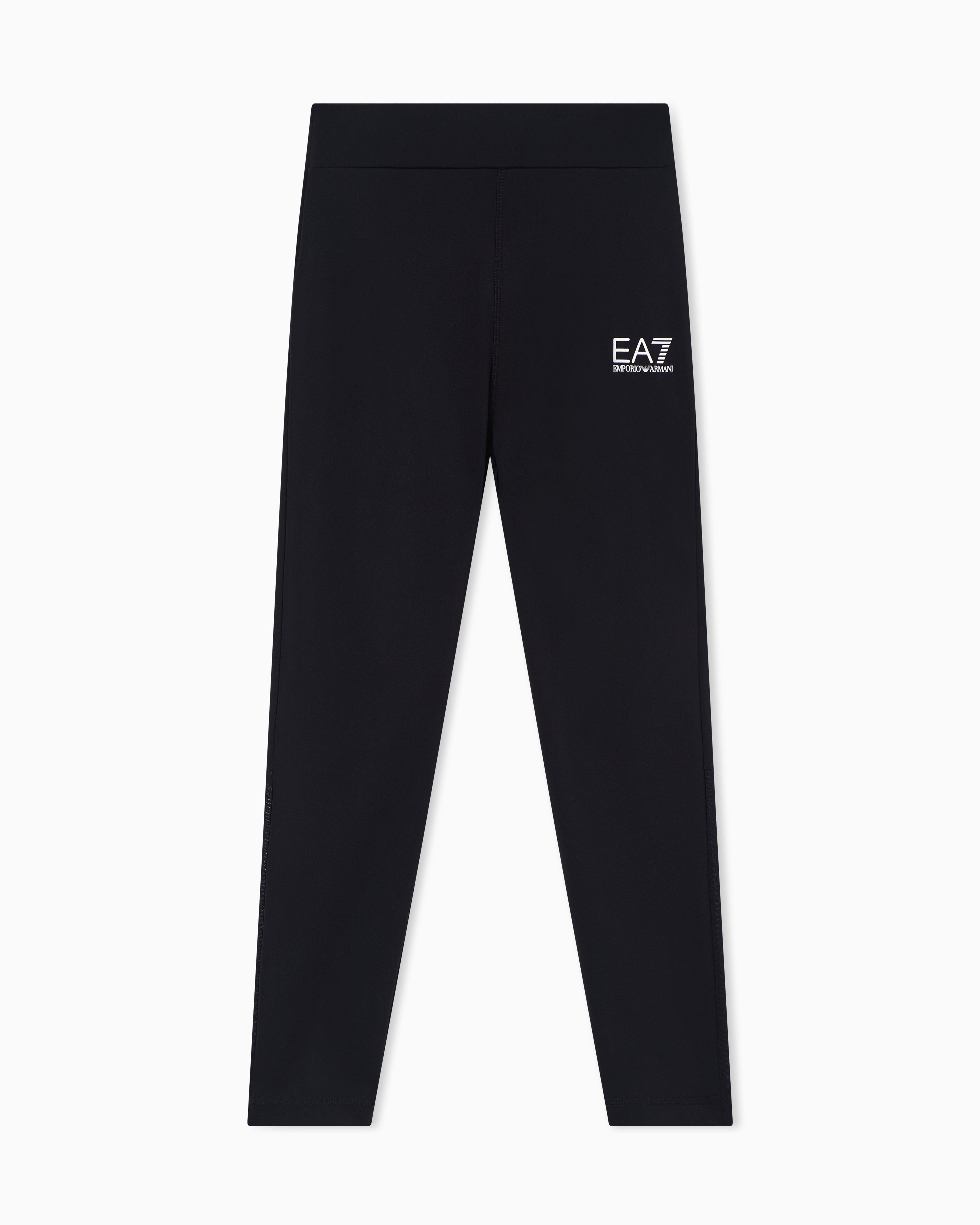 Ea7 Black Dynamic Athlete Leggings In Ventus7 Technical Fabric