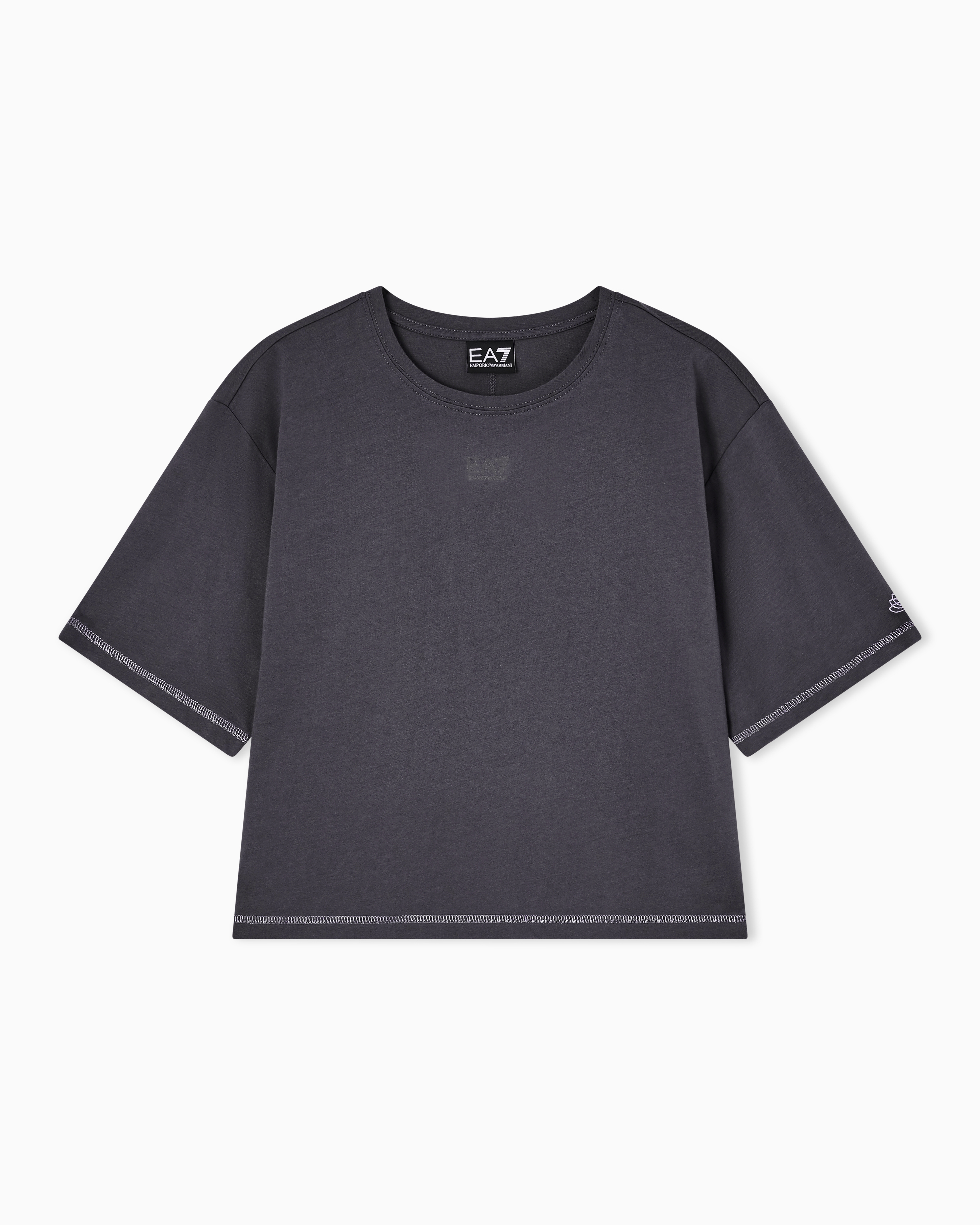 Ea7 Fullness Vigor7 Jersey T-shirt In Blue