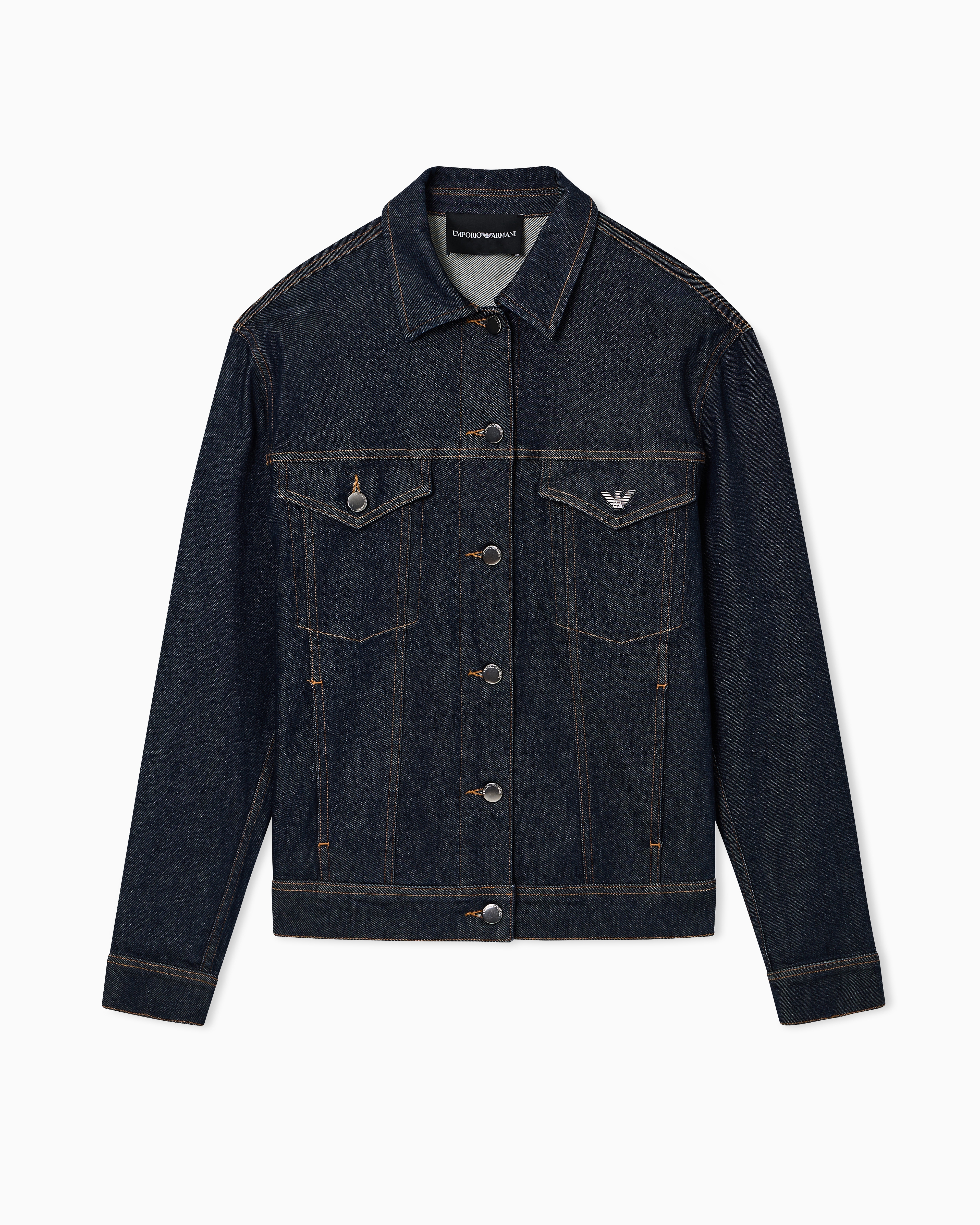 EMPORIO ARMANI デニムレザージャケット undefined
