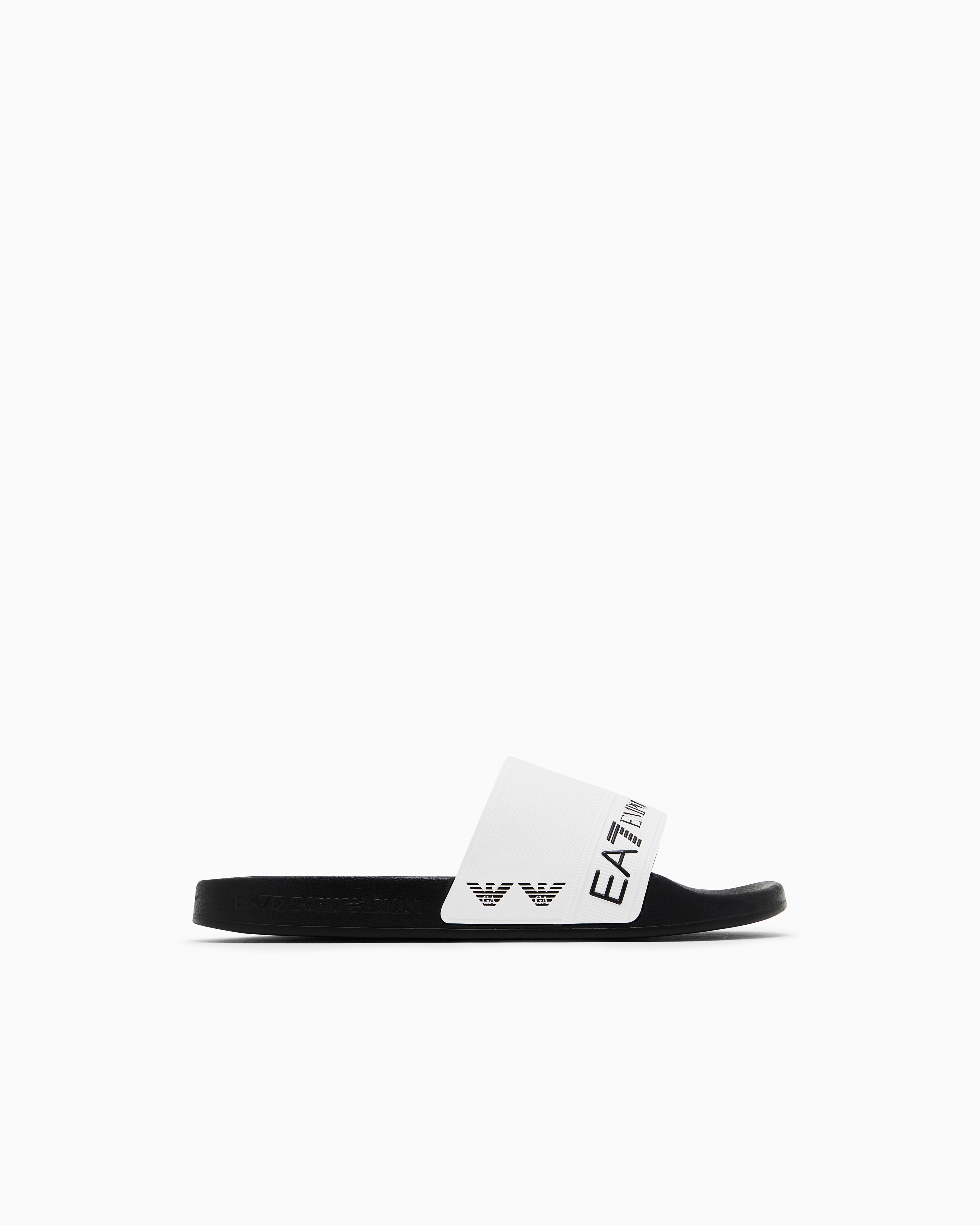 Ea7 Slides In White