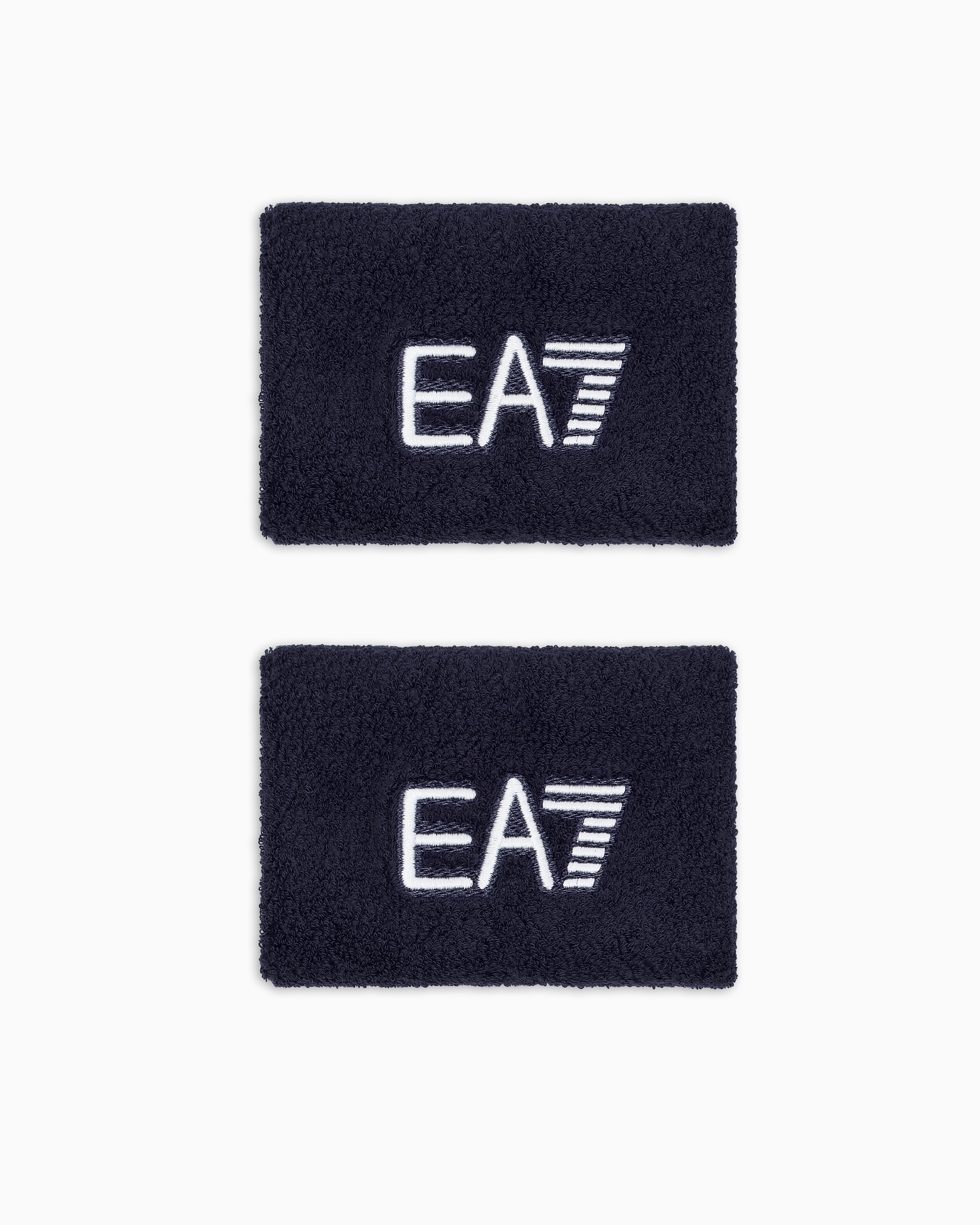 Ea7 Unisex Two-Tone Tennis Pro Stretch-Cotton Blend Wristbands