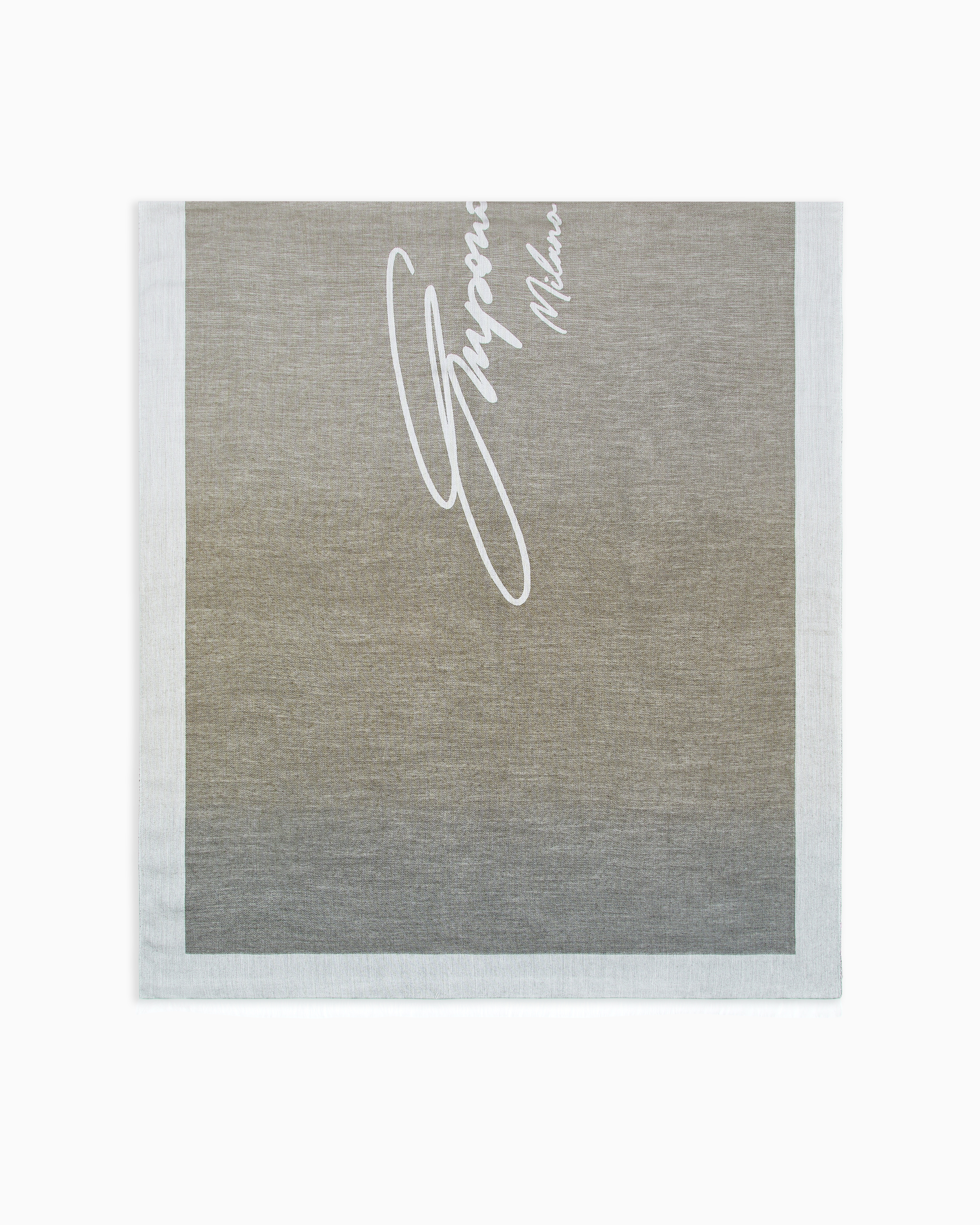 Emporio Armani Stola Logo Lettering Jacquard