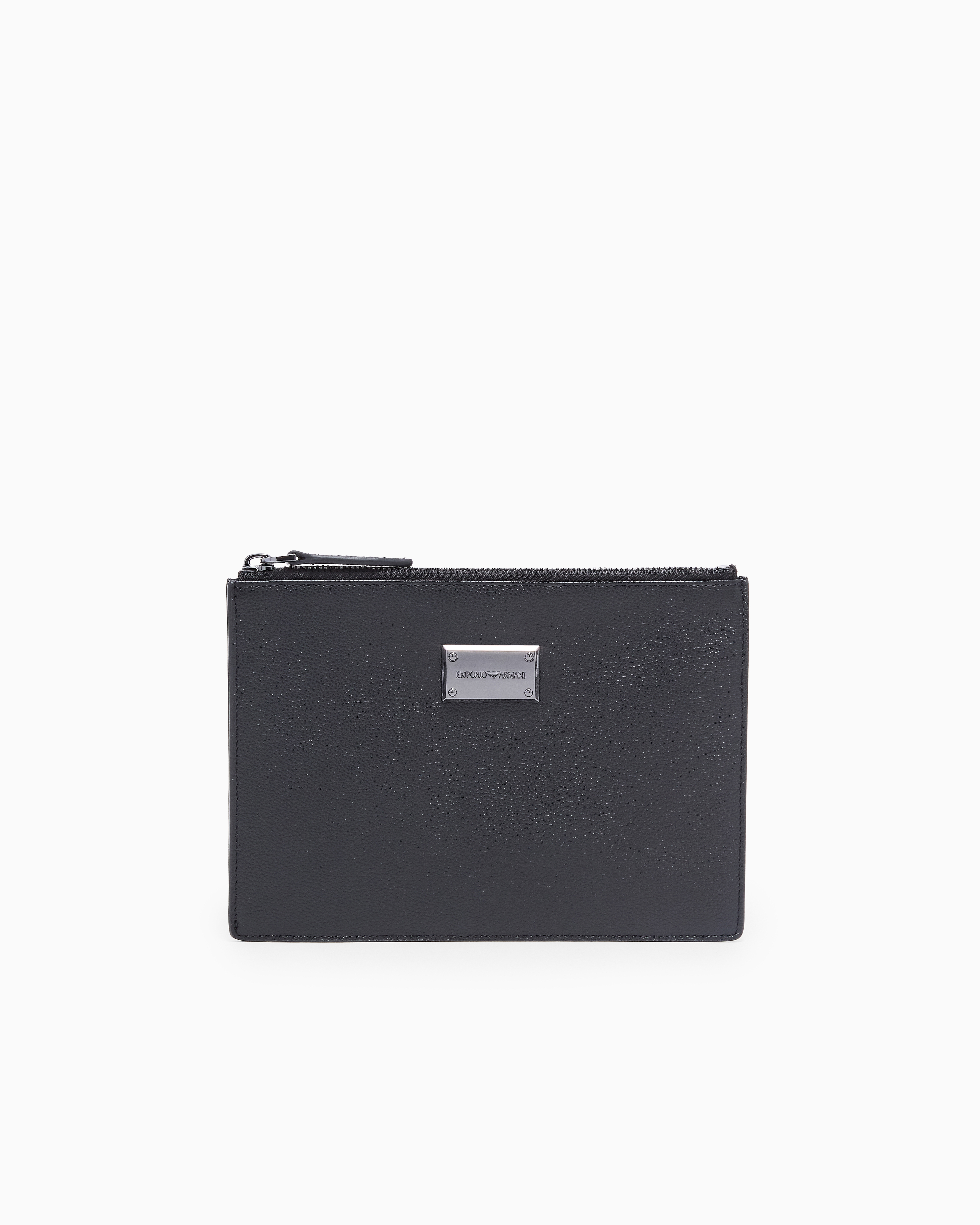 Emporio Armani Pouch In Pelle Bottalata