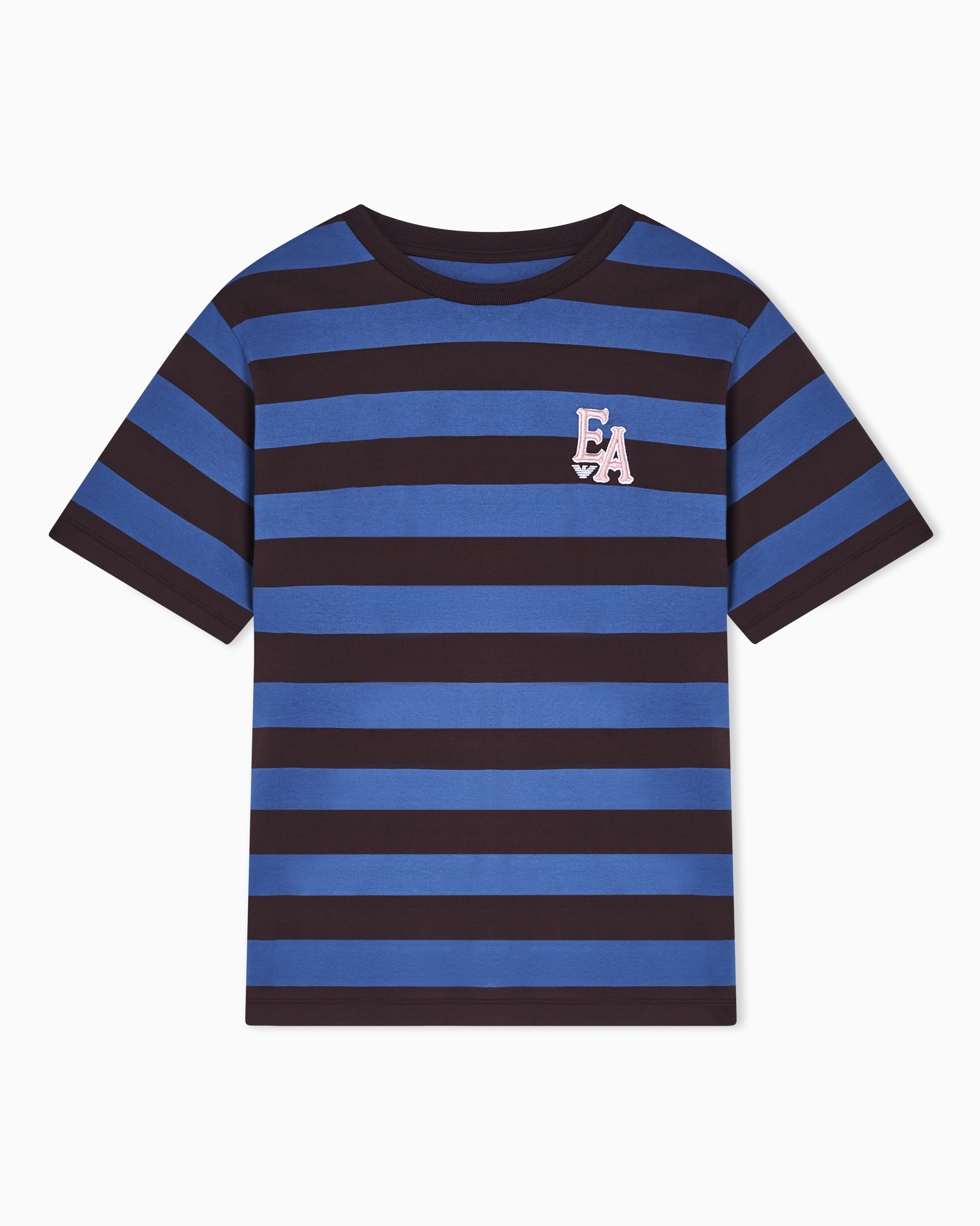 Emporio Armani T-Shirt In Jersey Con Stampa Eagle Club
