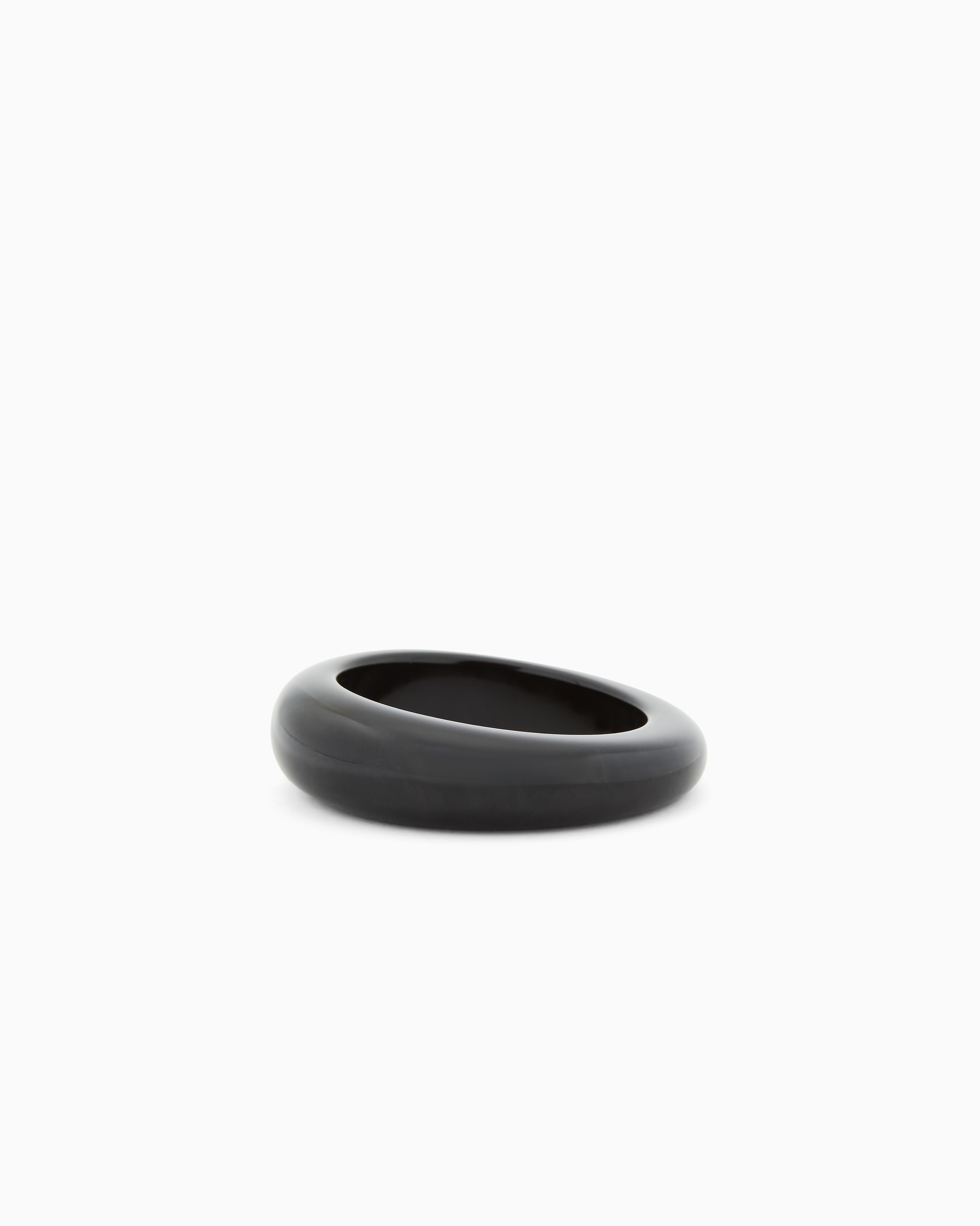 Emporio Armani Black Asymmetric Bangle