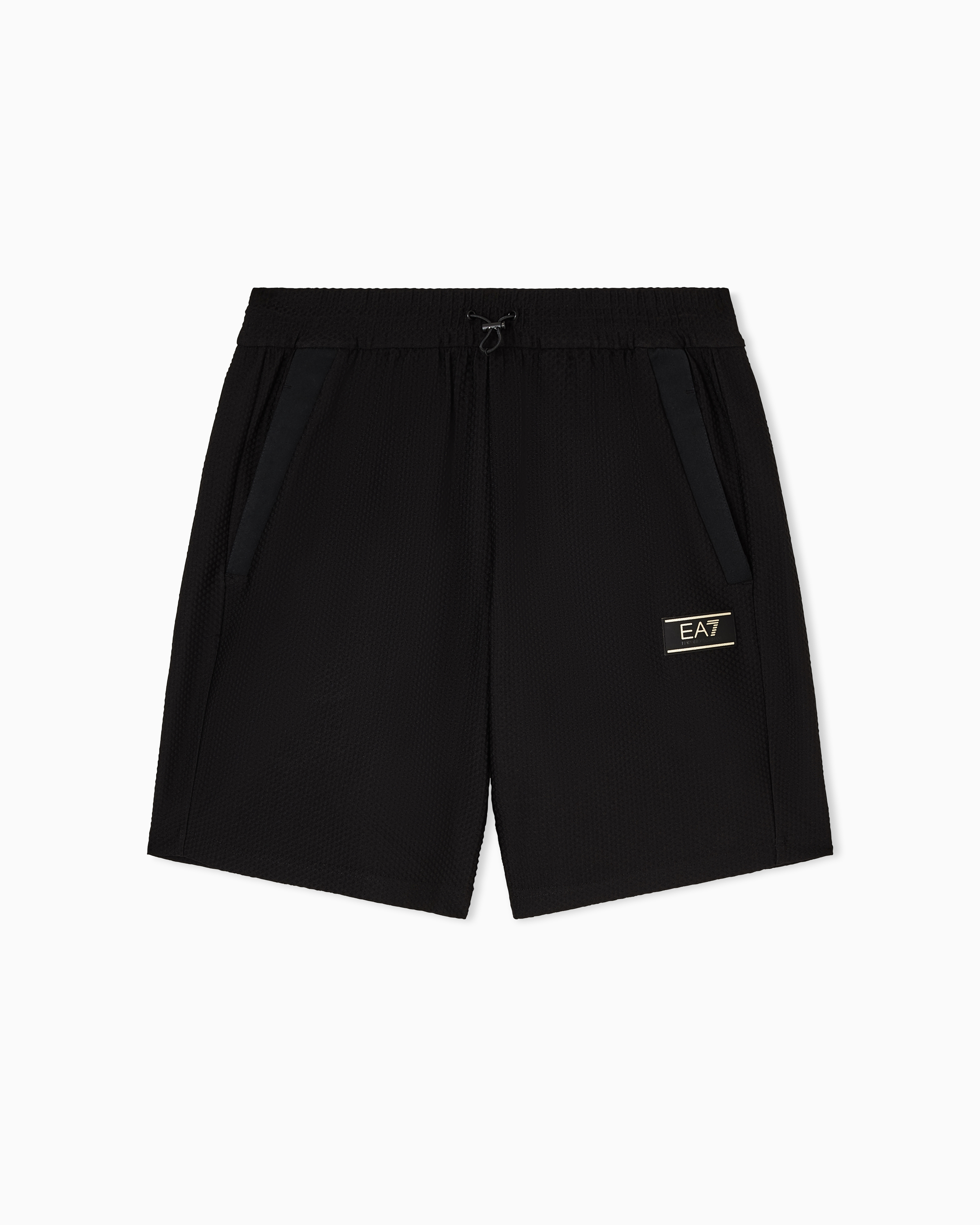 Ea7 Shorts Premium Label In Tessuto Tecnico