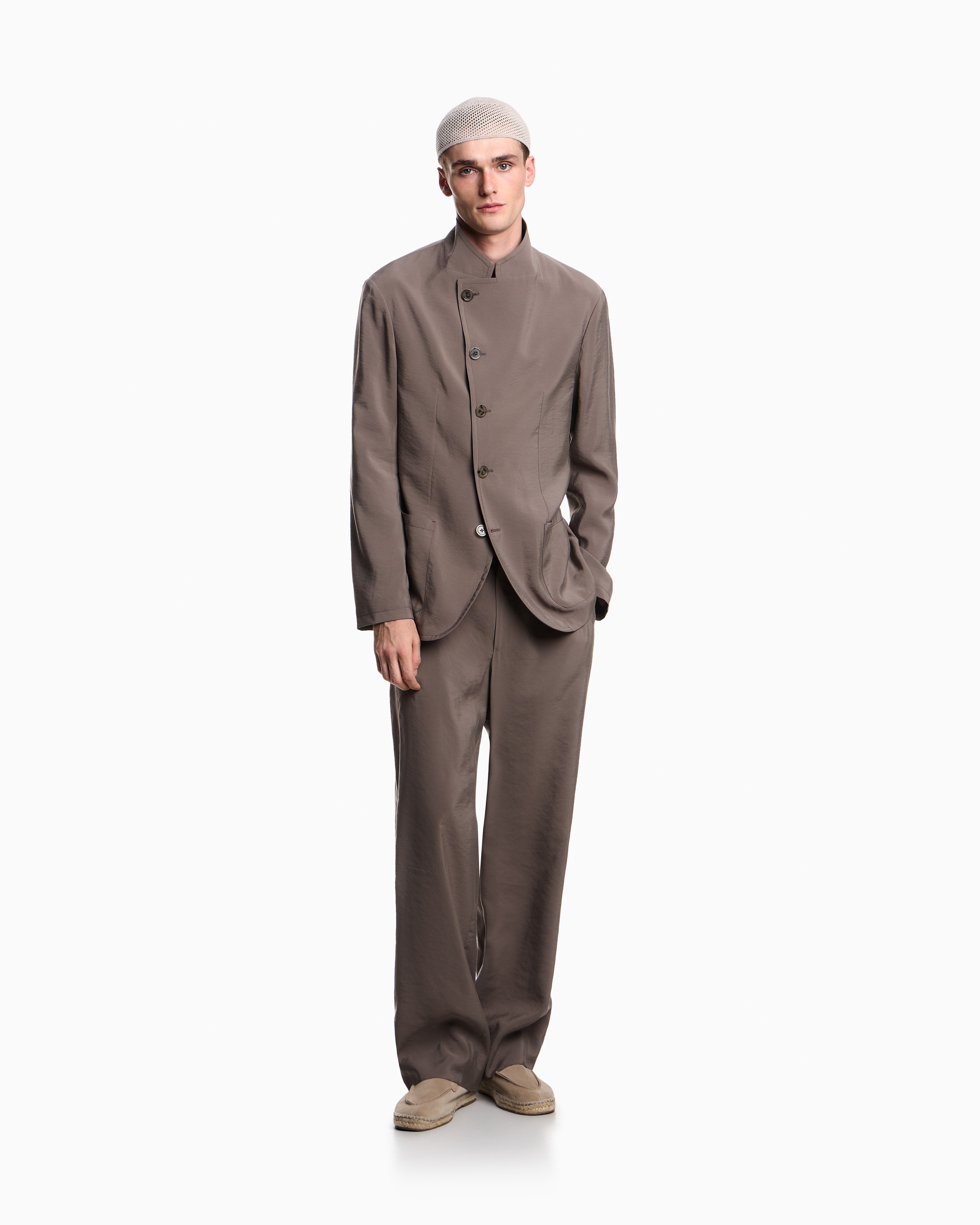 Icon パンツ キャンバス ピーチスキン仕上げ | Emporio Armani