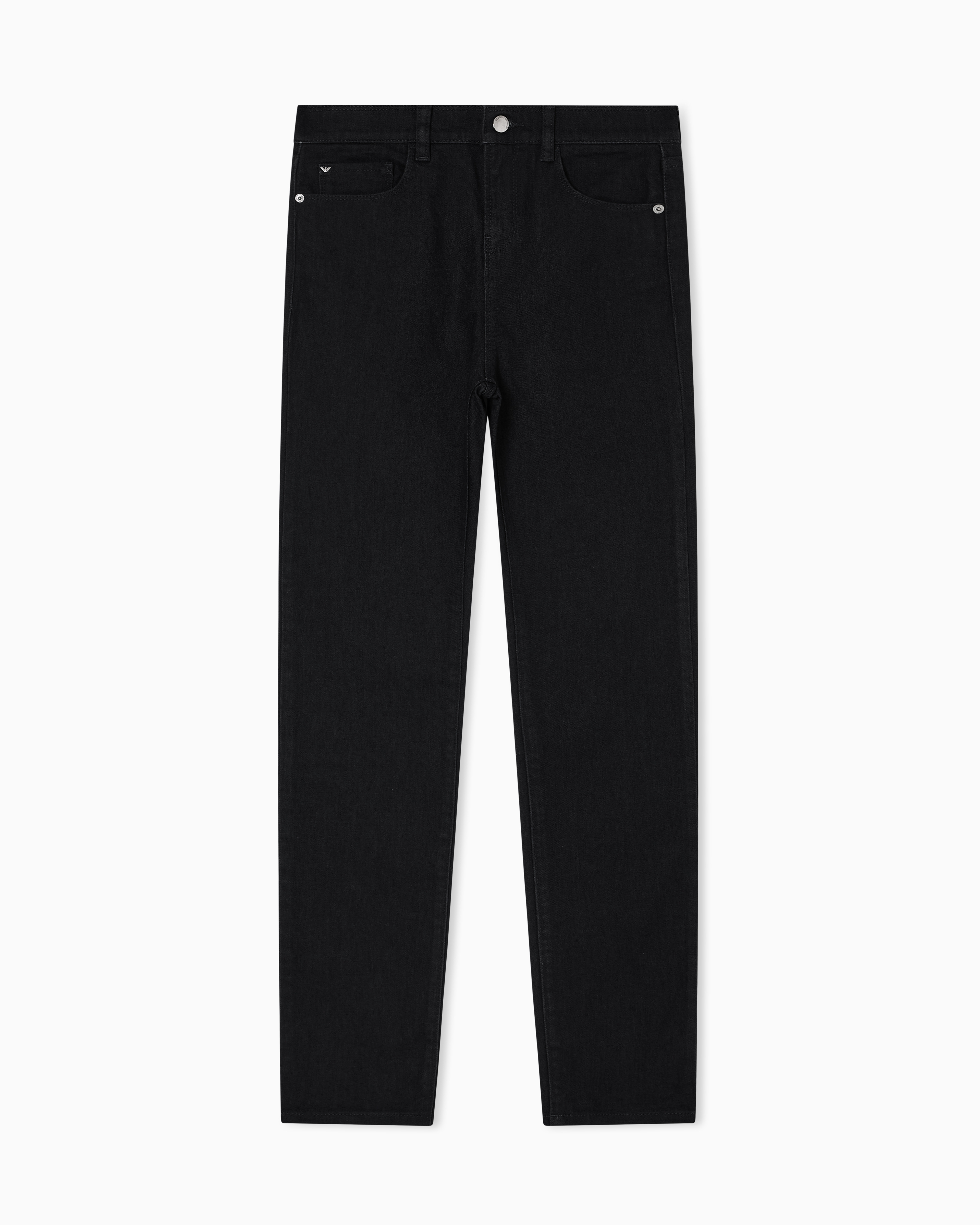 Emporio Armani - J20 comfort denim skinny jeans, Woman, Black, Size: