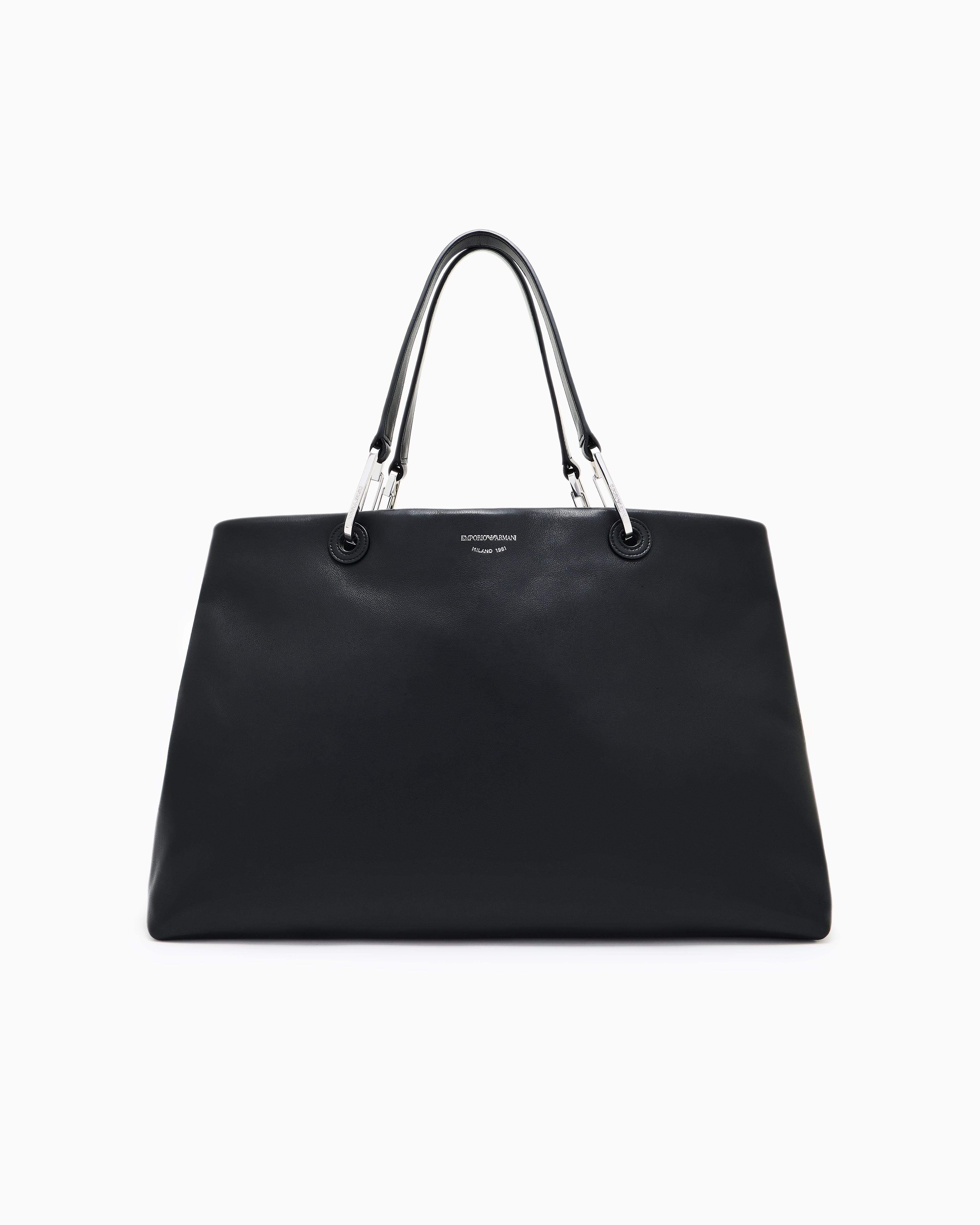 Emporio Armani Shopper Grande Myea In Nappa