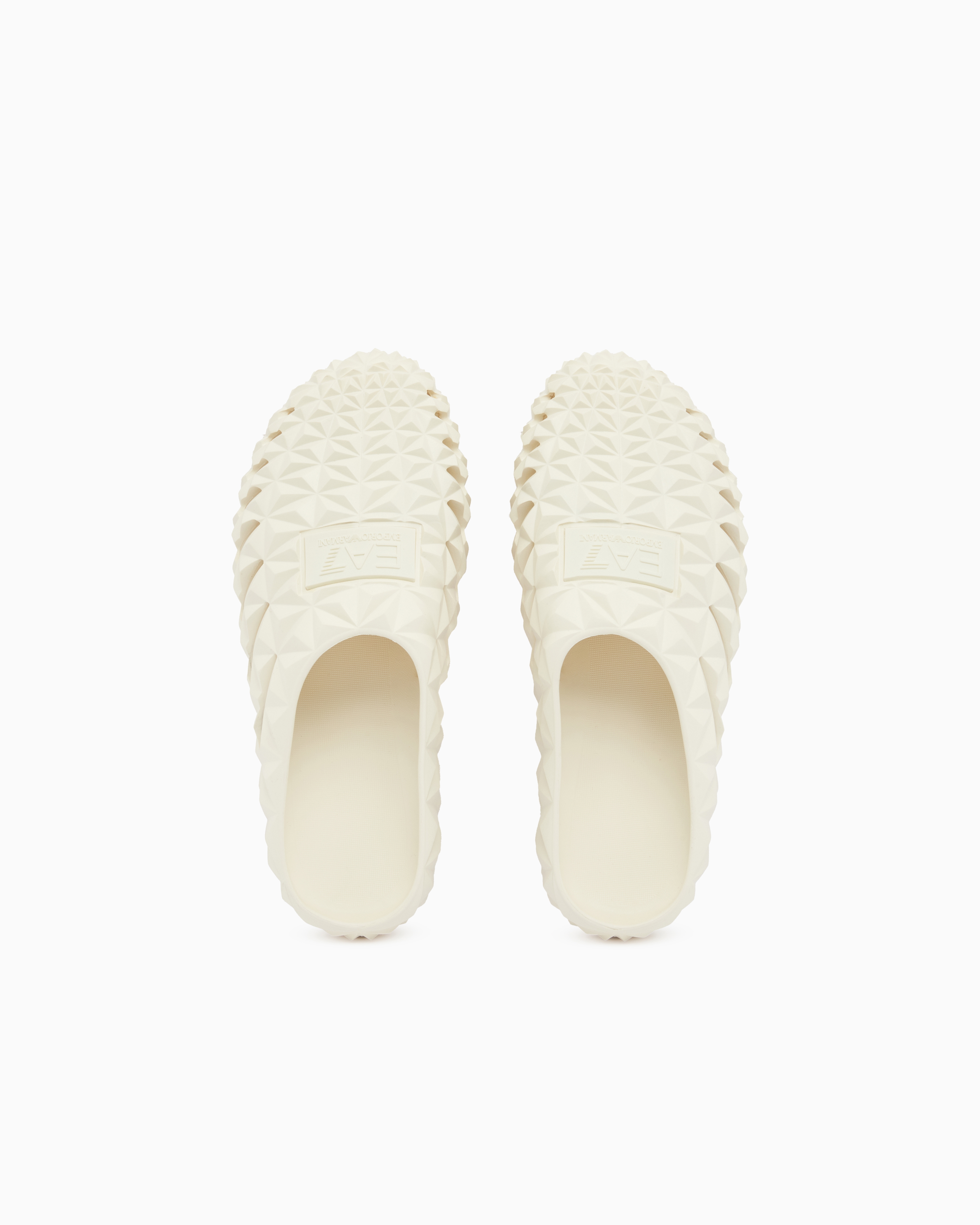 Ea7 Prisma Sliders In Neutral