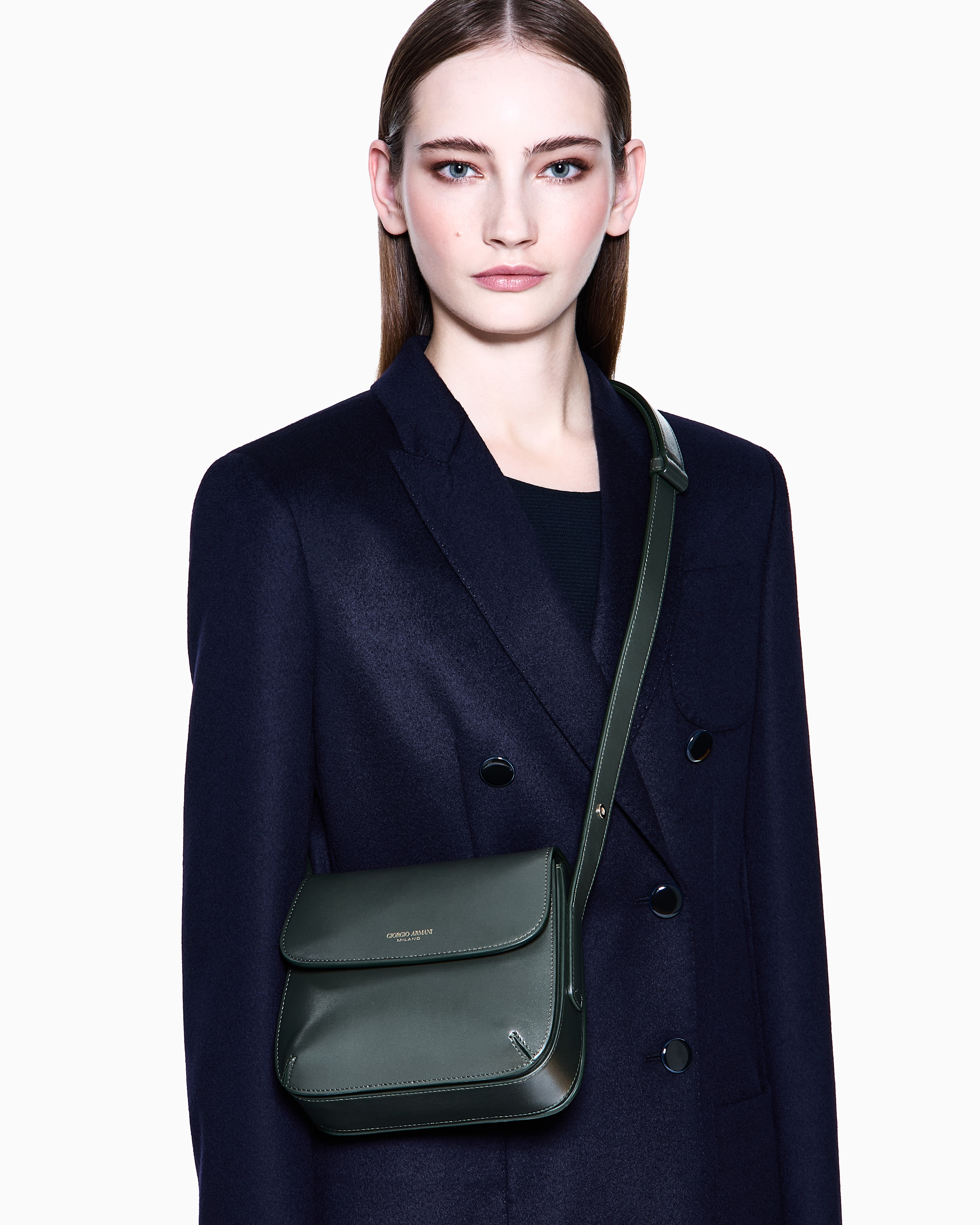 ジョルジオ アルマーニ ラ プリマ バッグ パルメラートレザー