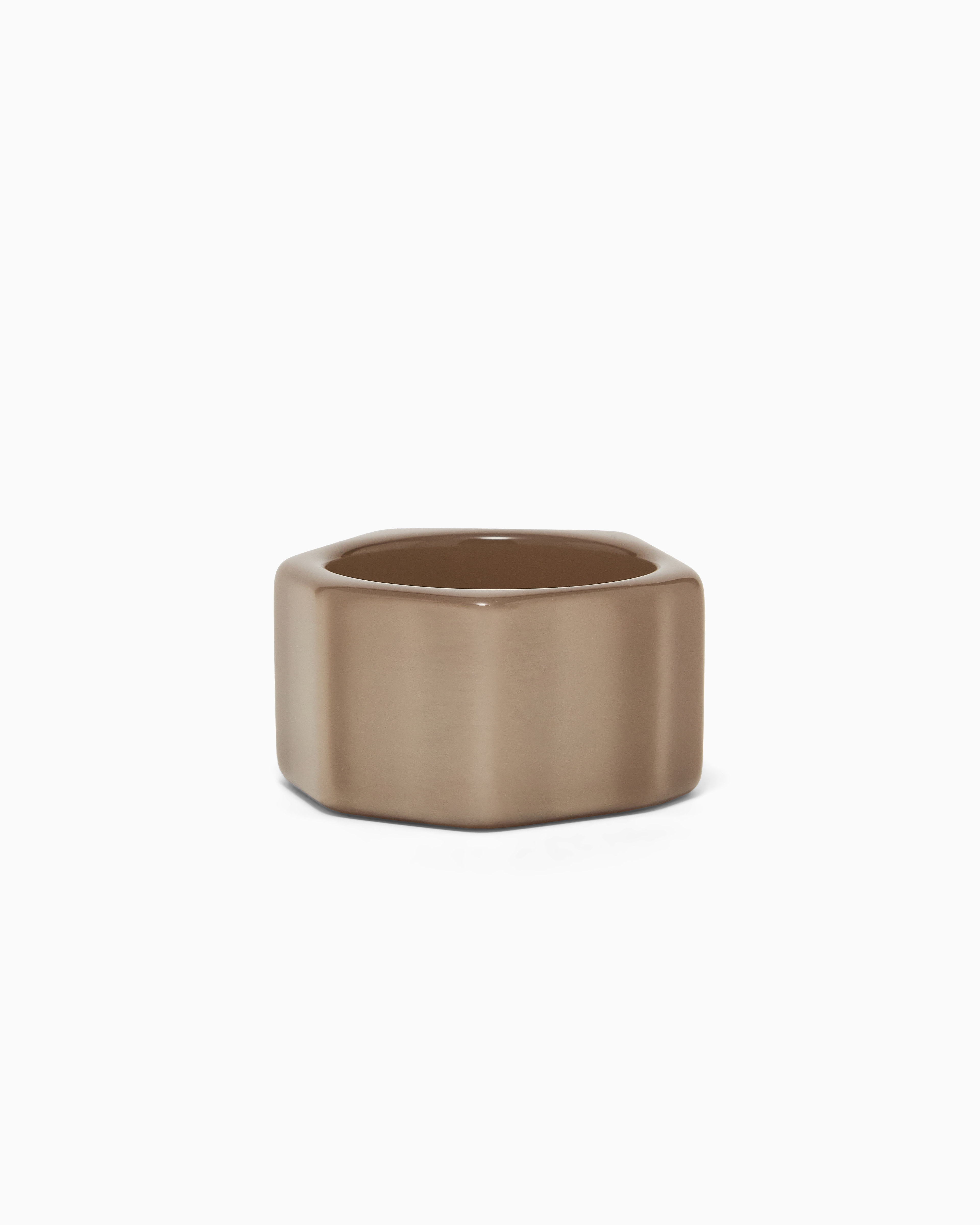 Emporio Armani Beige Faceted Bangle
