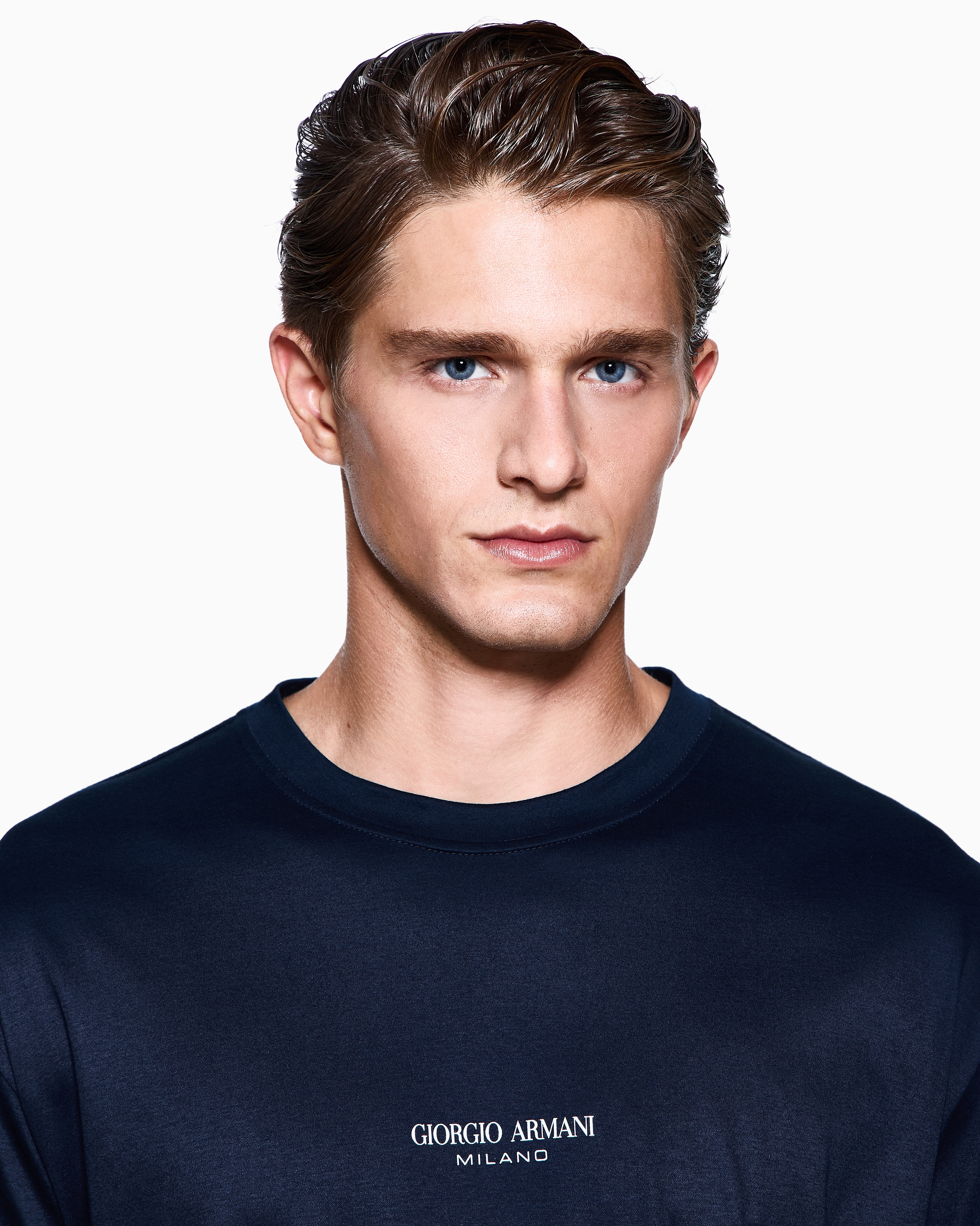 クルーネックTシャツ コットン インターロック | Giorgio Armani