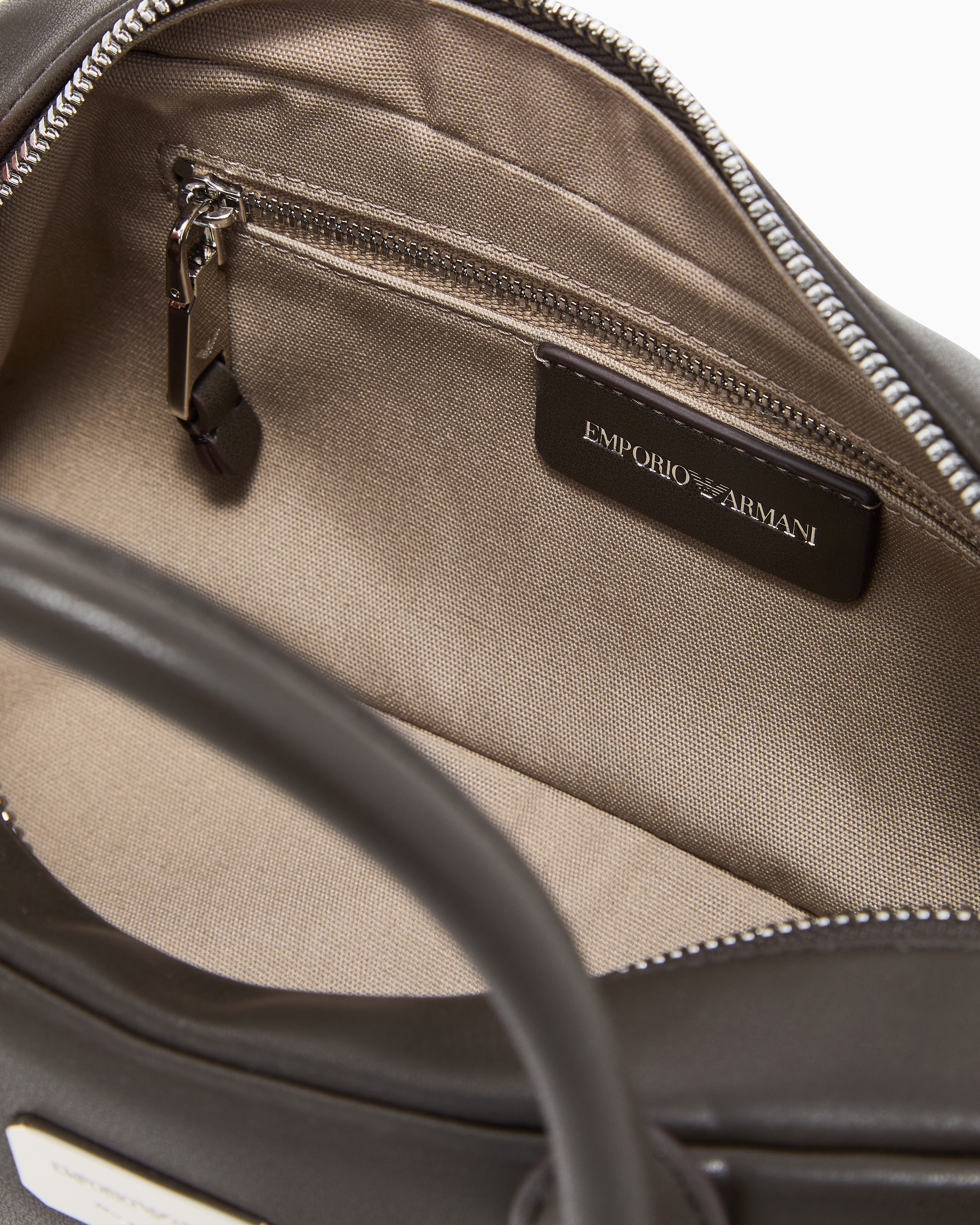 EMPORIO ARMANI バッグ Emporio Armani MyEA Grained Faux Leather Bag - Black