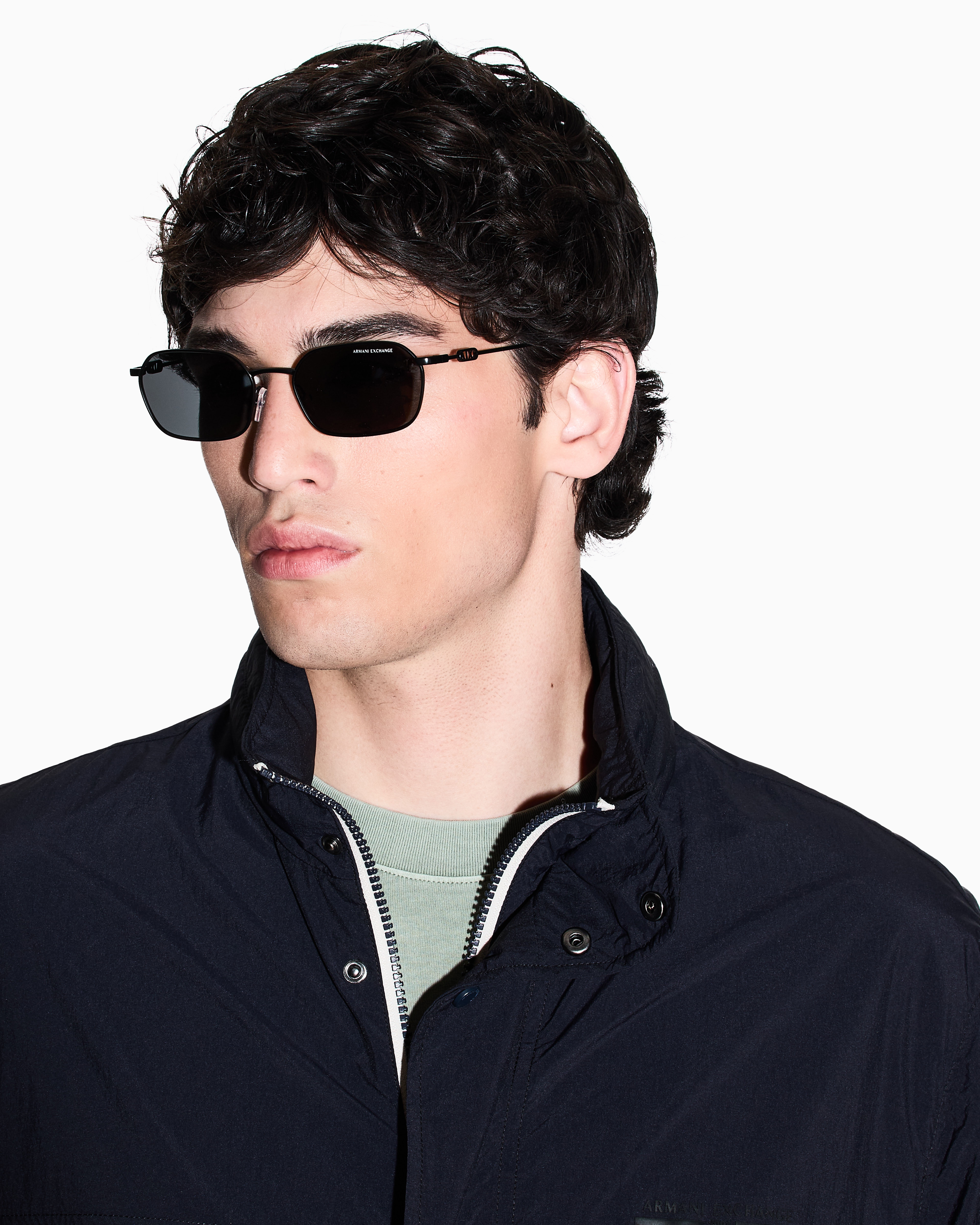Armani Exchange - Sunglasses, Unisex, Black, Size: 54L