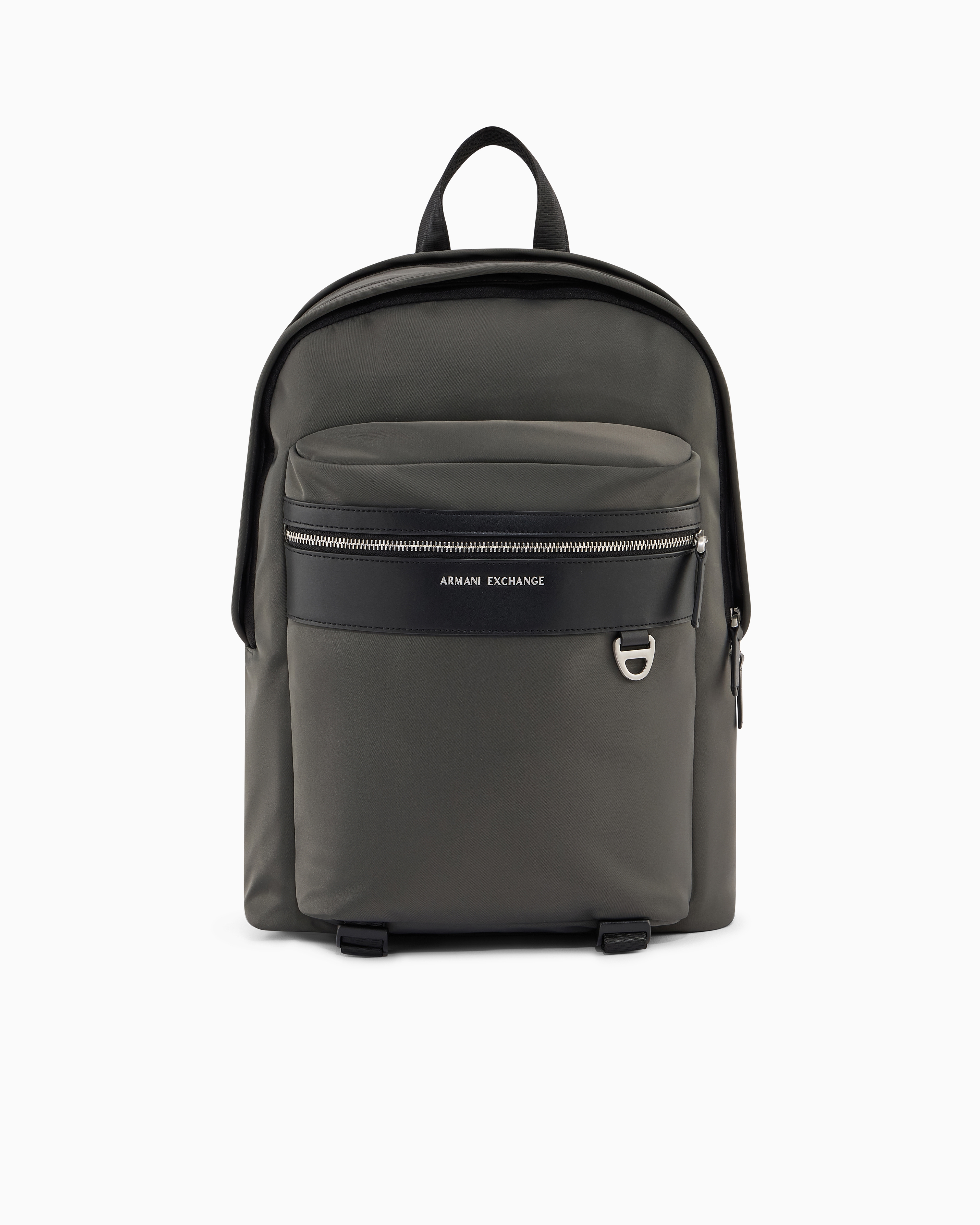 Armani Exchange Green Technical Fabric Backpack