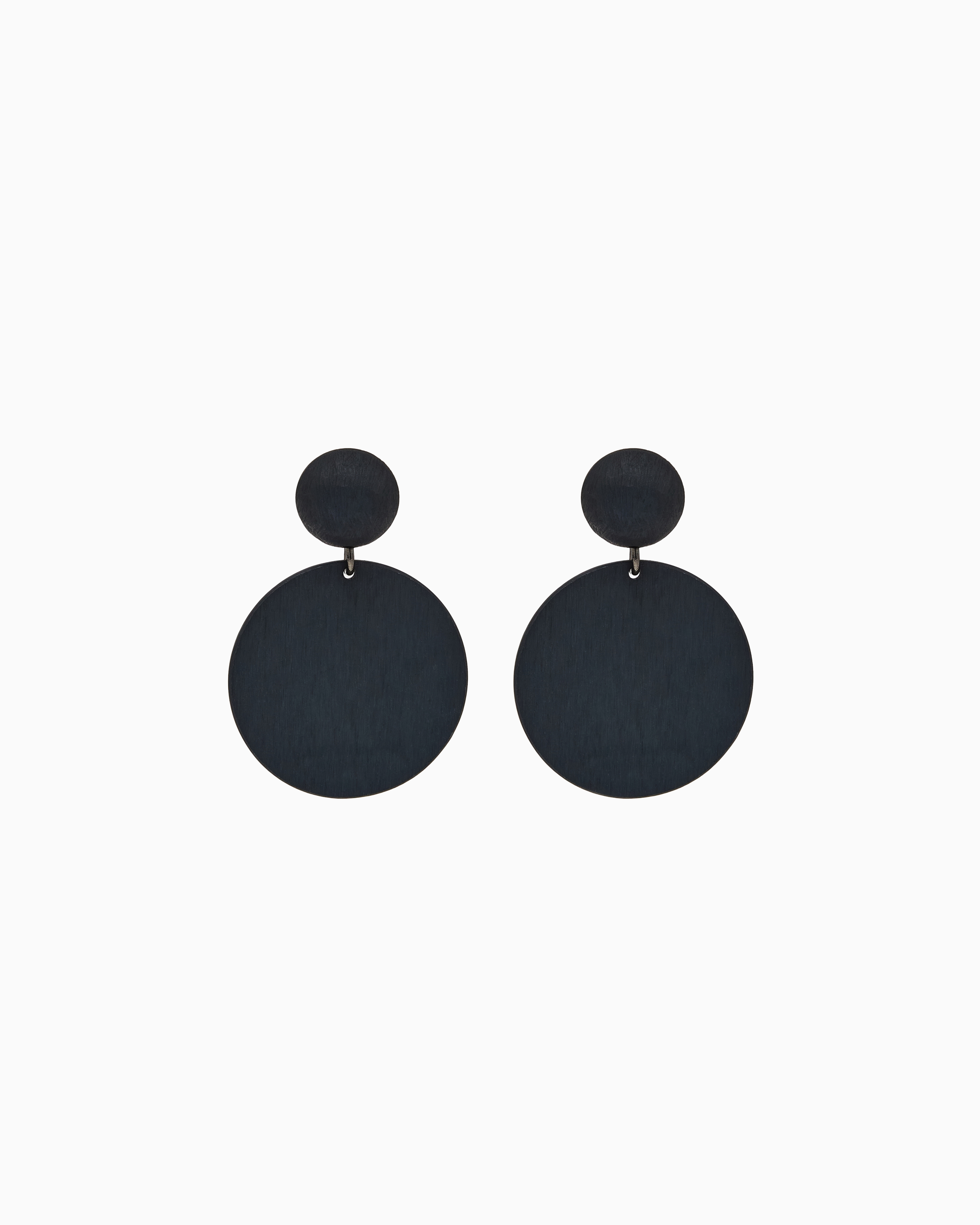 Emporio Armani Blue Round Pendant Earrings