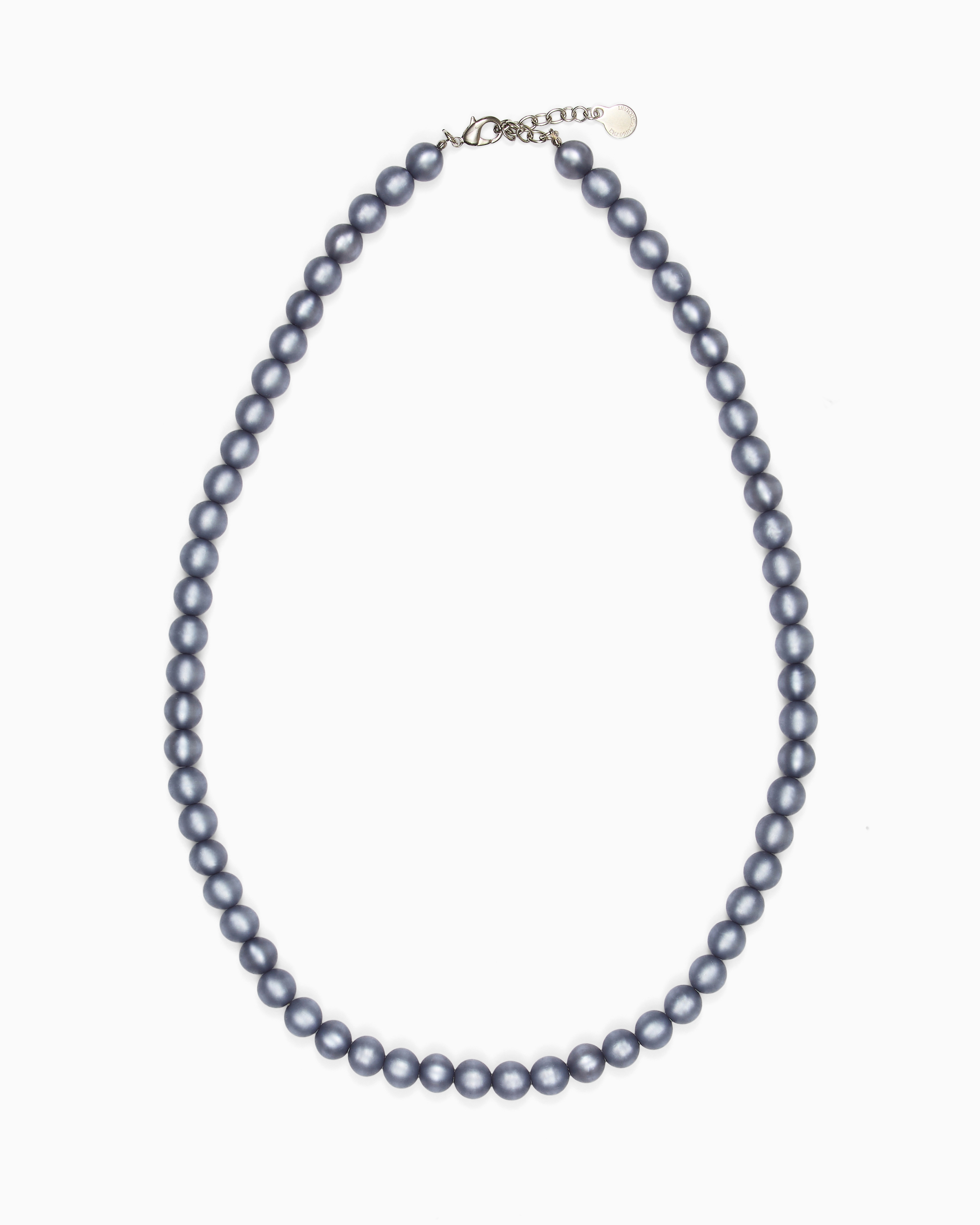 Emporio Armani Purple Oversized Necklace With Spheres