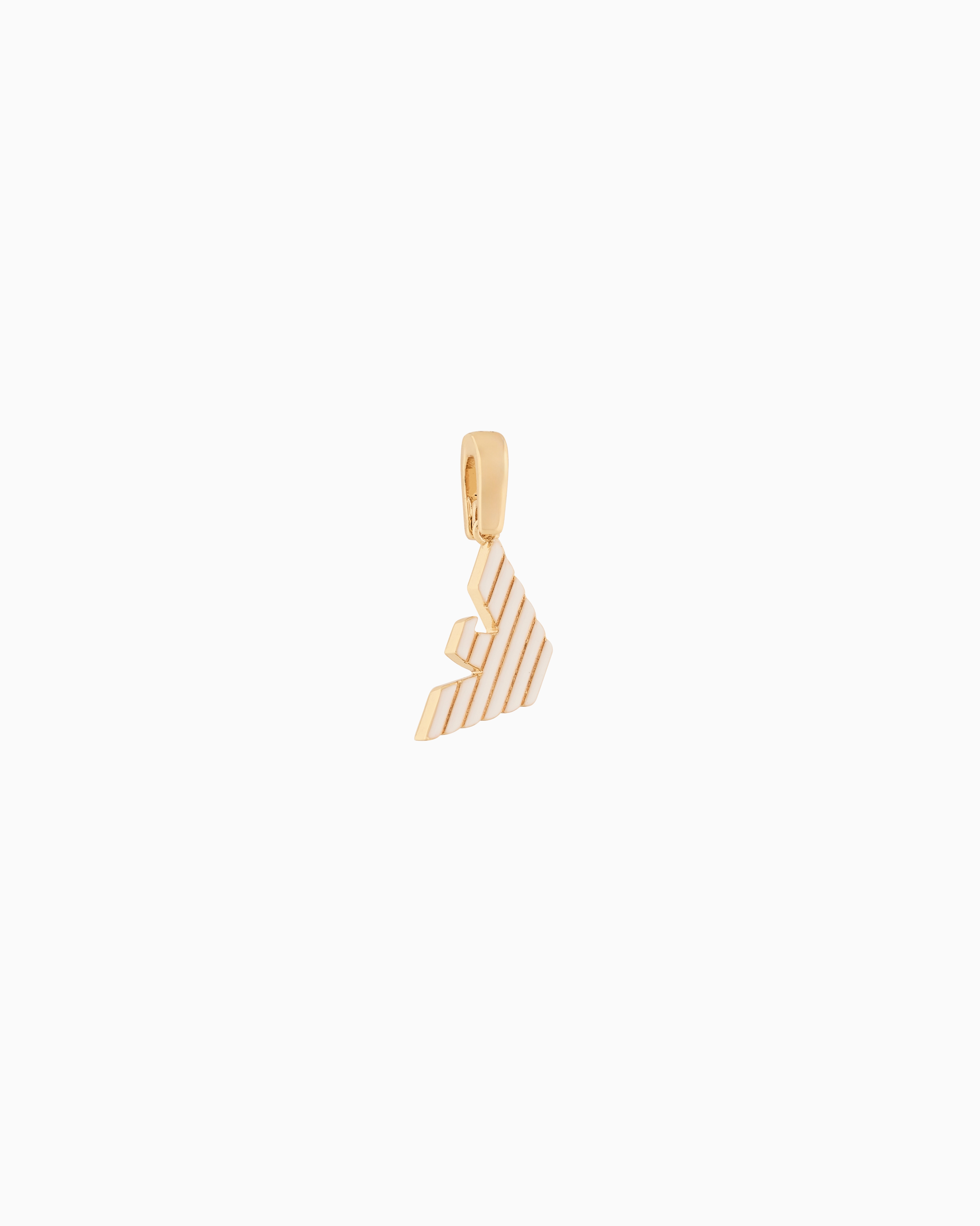 Emporio Armani - Emporio Armani Gold-Tone Brass Charm, Woman, Multicoloured, Size: TU