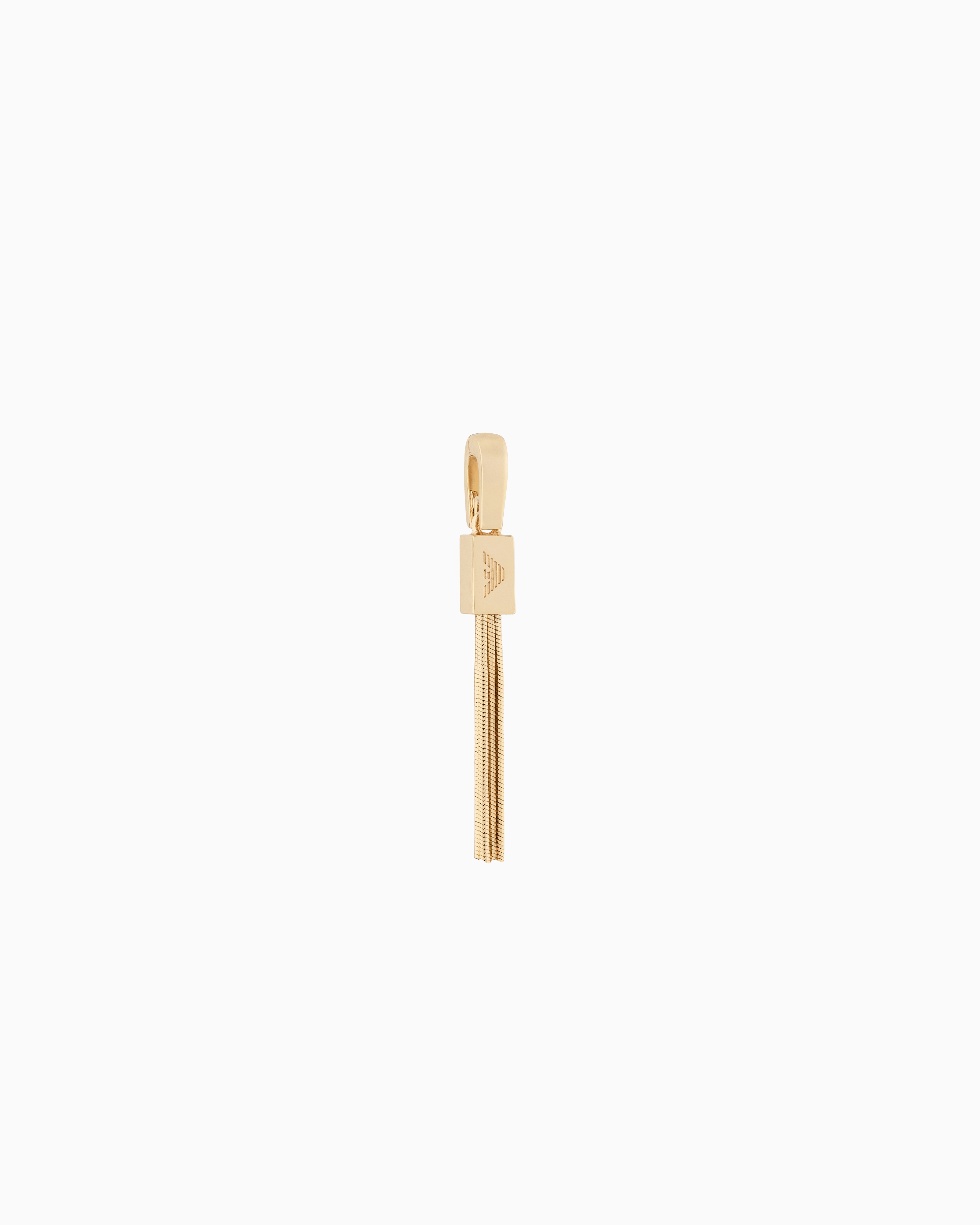 Emporio Armani - Emporio Armani Gold-Tone Brass Charm, Woman, Multicoloured, Size: TU