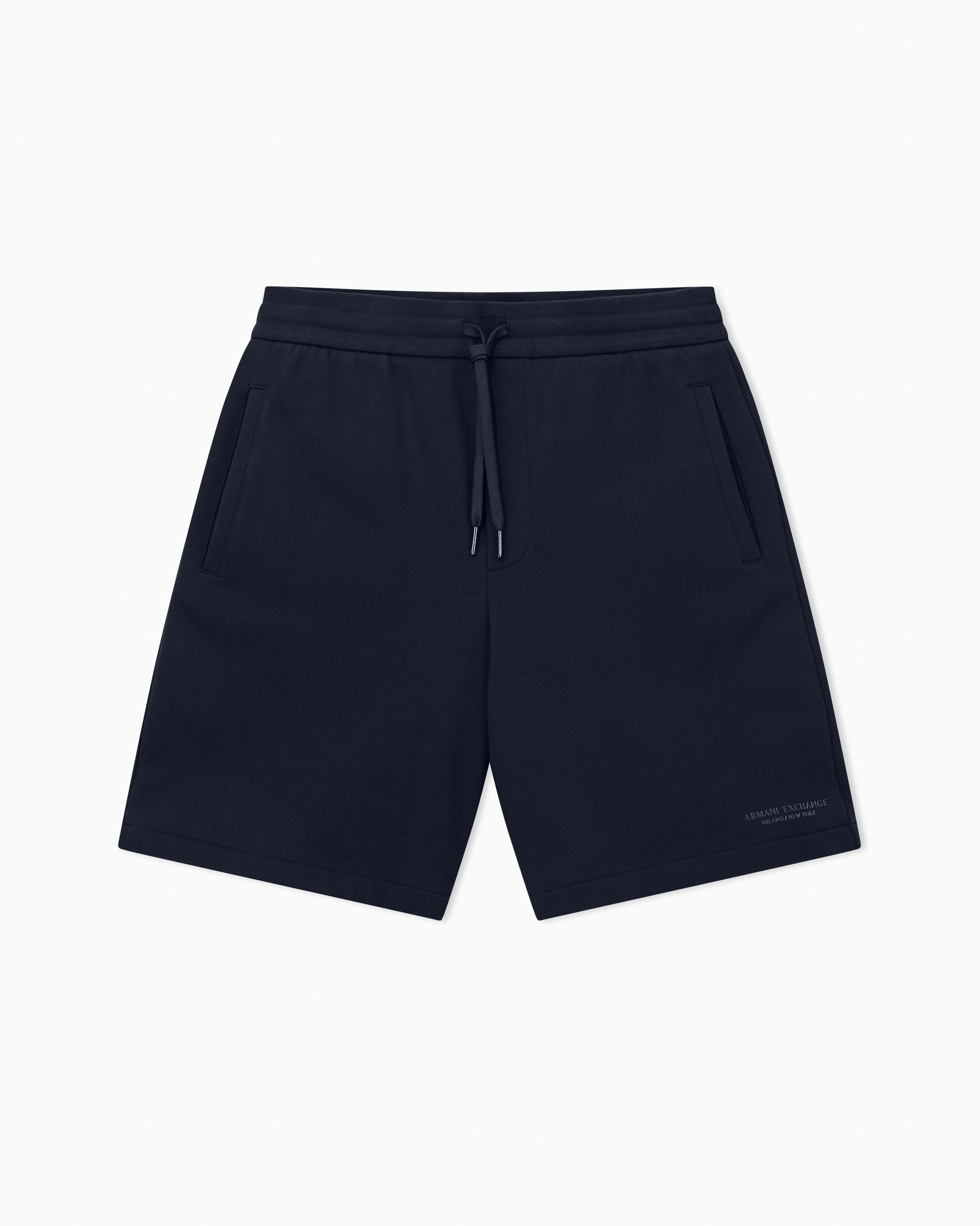 Shorts with tone-on-tone logo