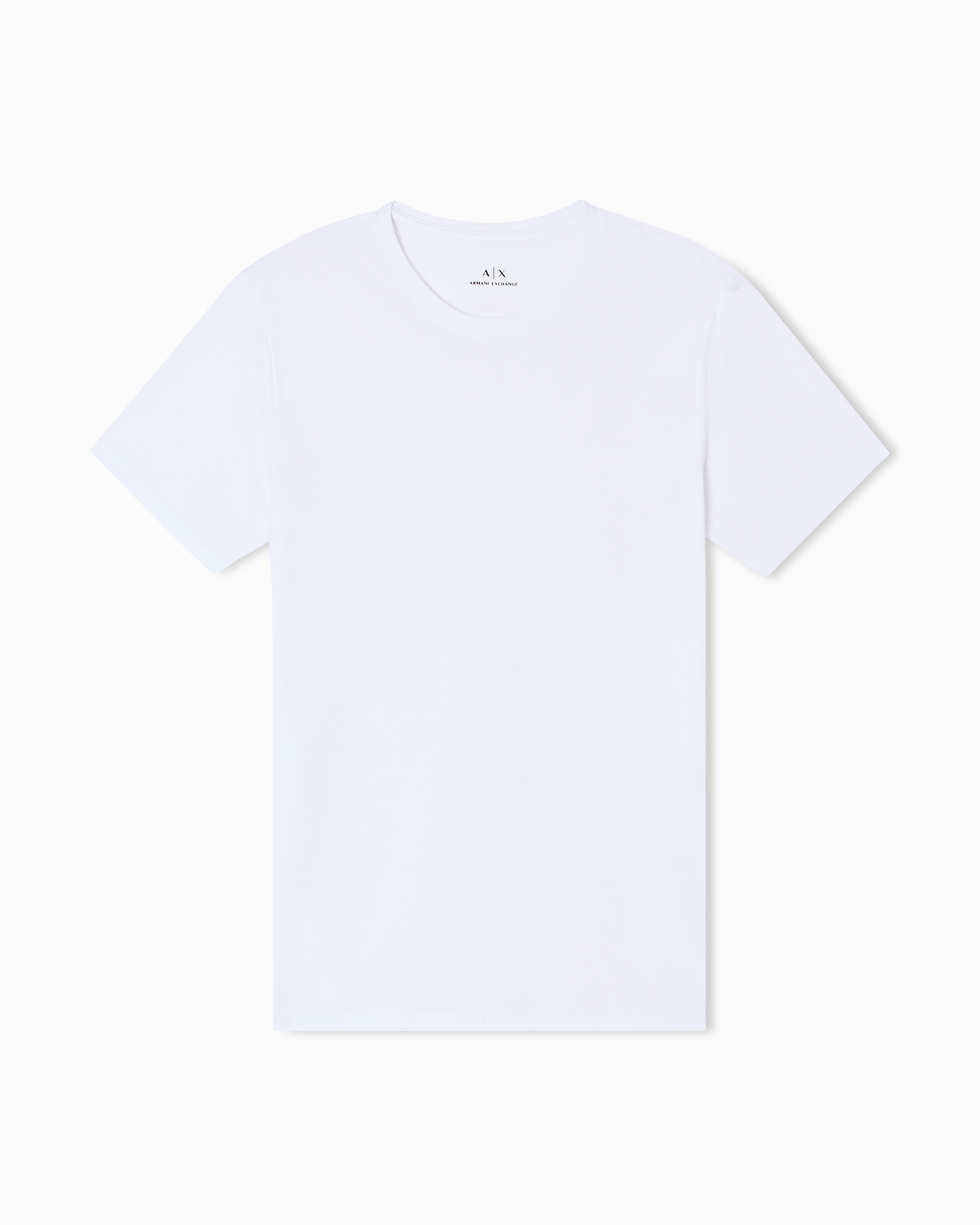 Armani Exchange - Slim fit Pima cotton T-shirt, Man, White, Size:
