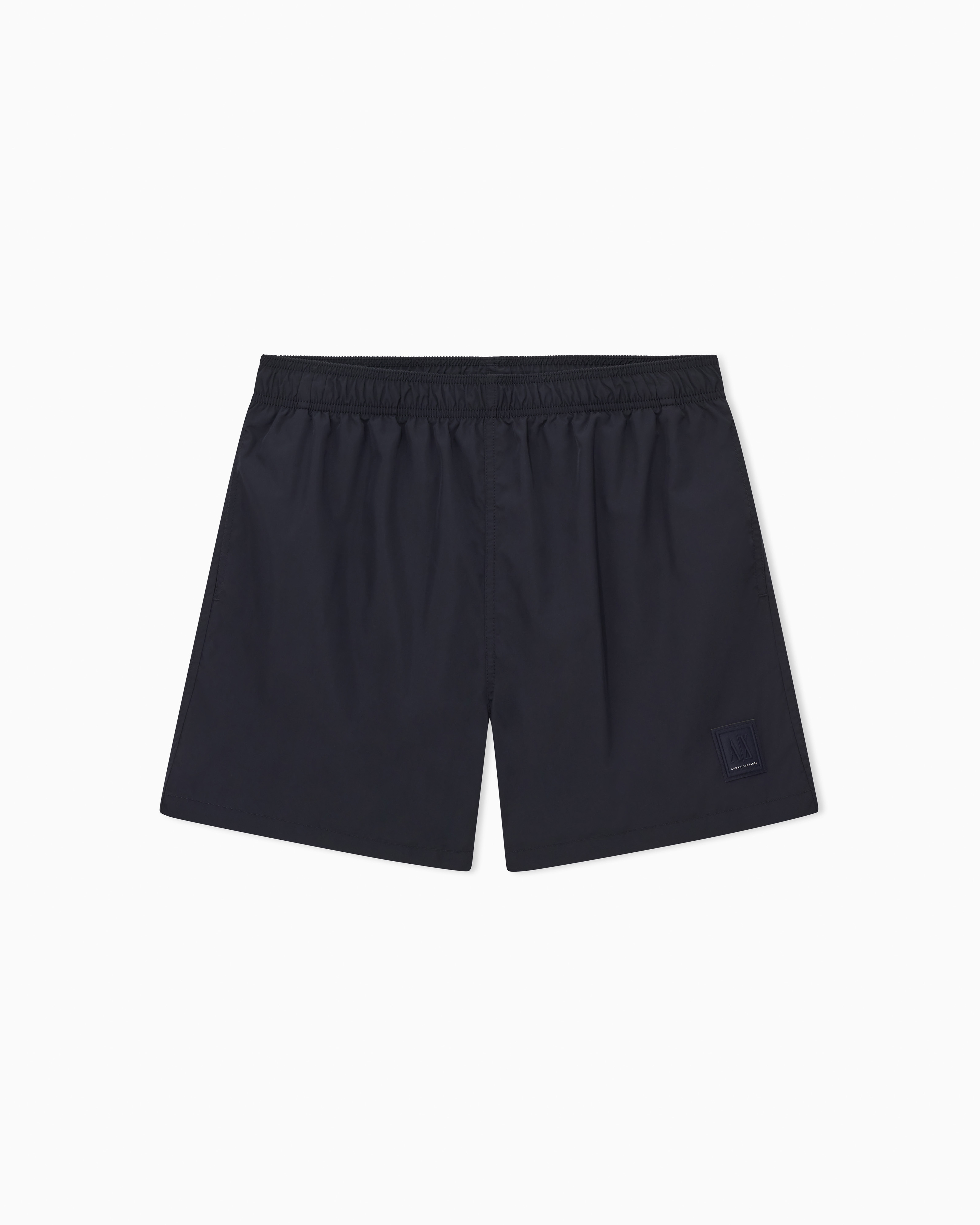 Armani Exchange Men's Navy Blue Ax Logo Swimsuit