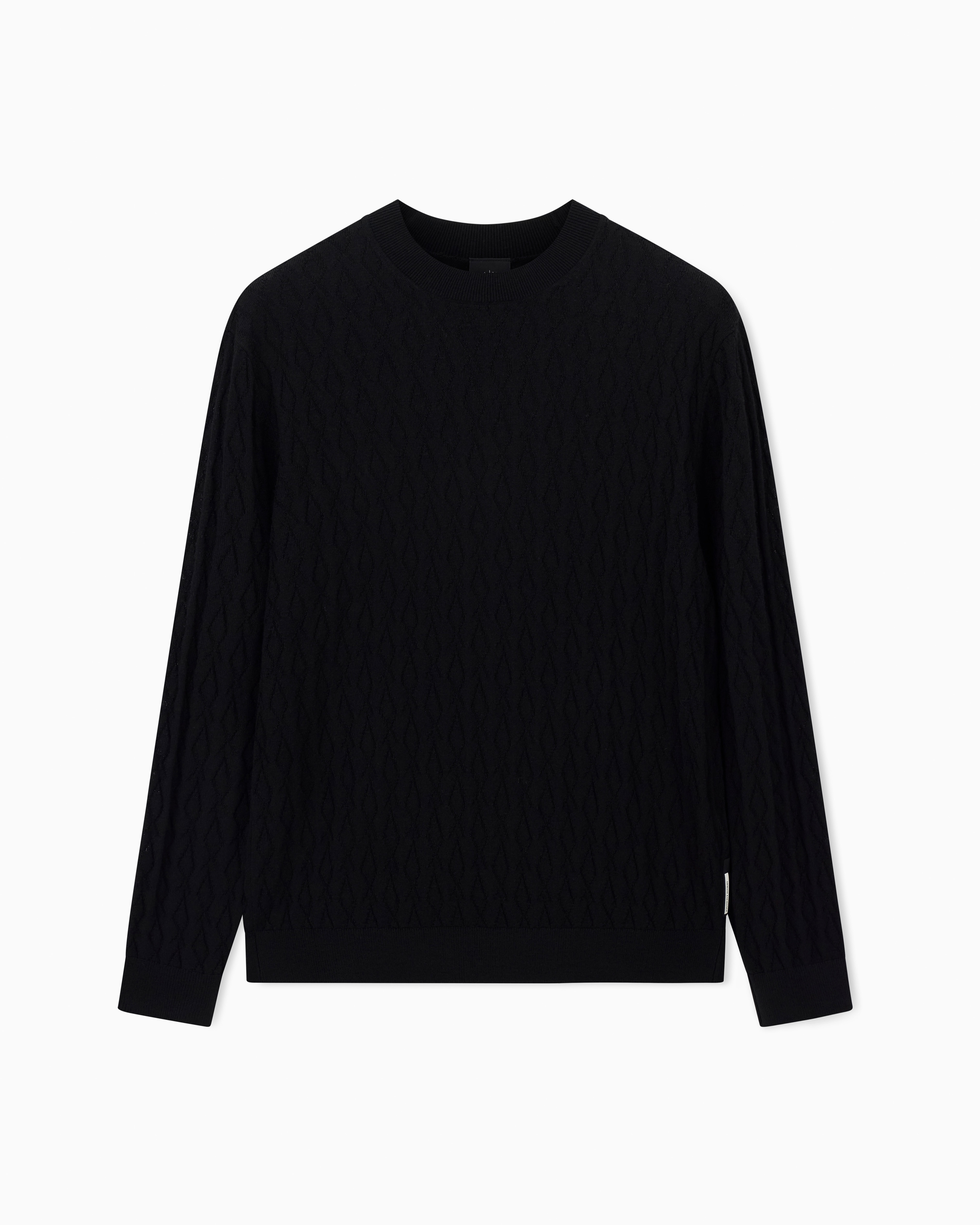 Armani Exchange Maglione Girocollo Lavorazione A Onde