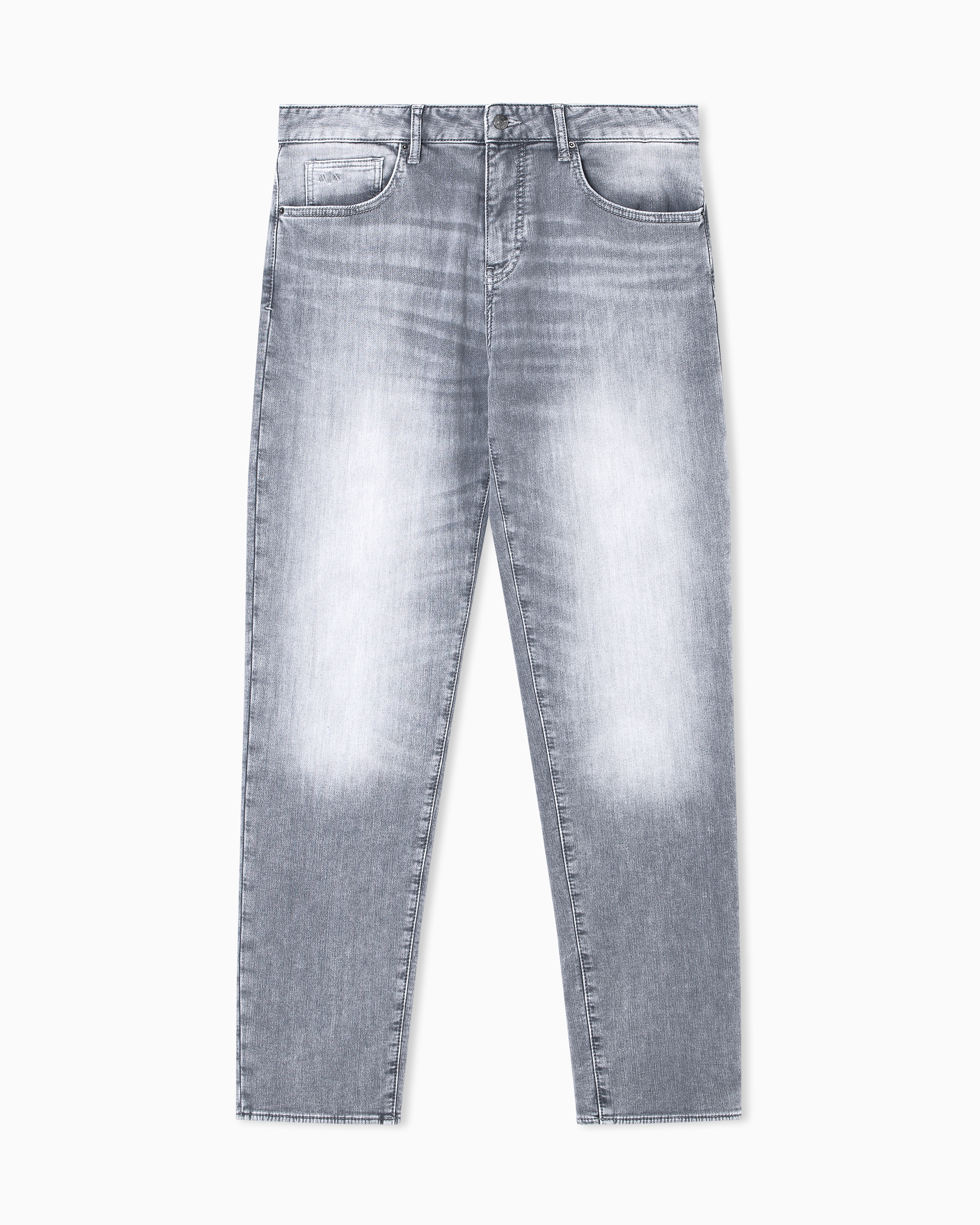 Armani Exchange - Slim Jeans, Man, Grey, Size: