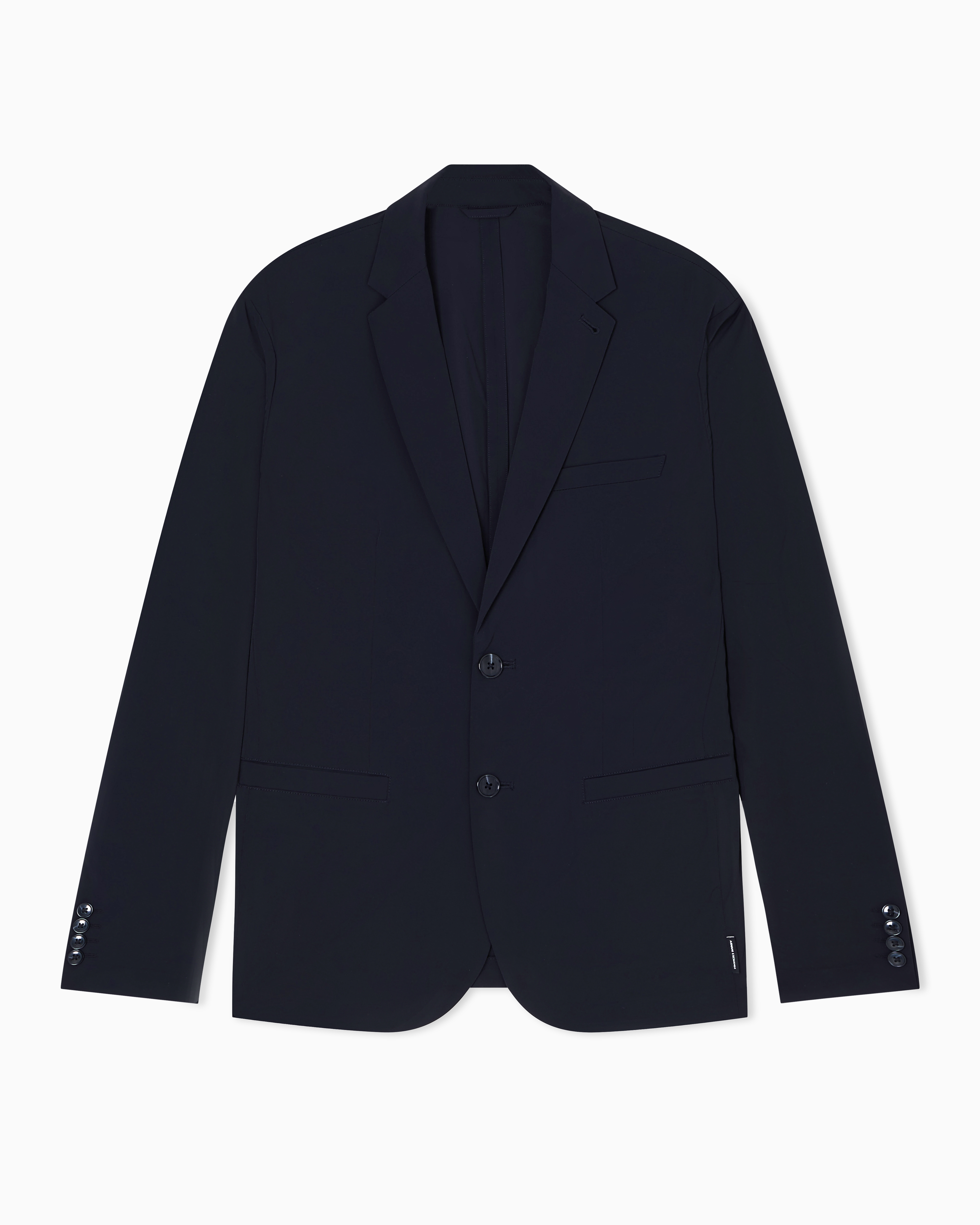 Single-breasted jacket ultra-stretch twill