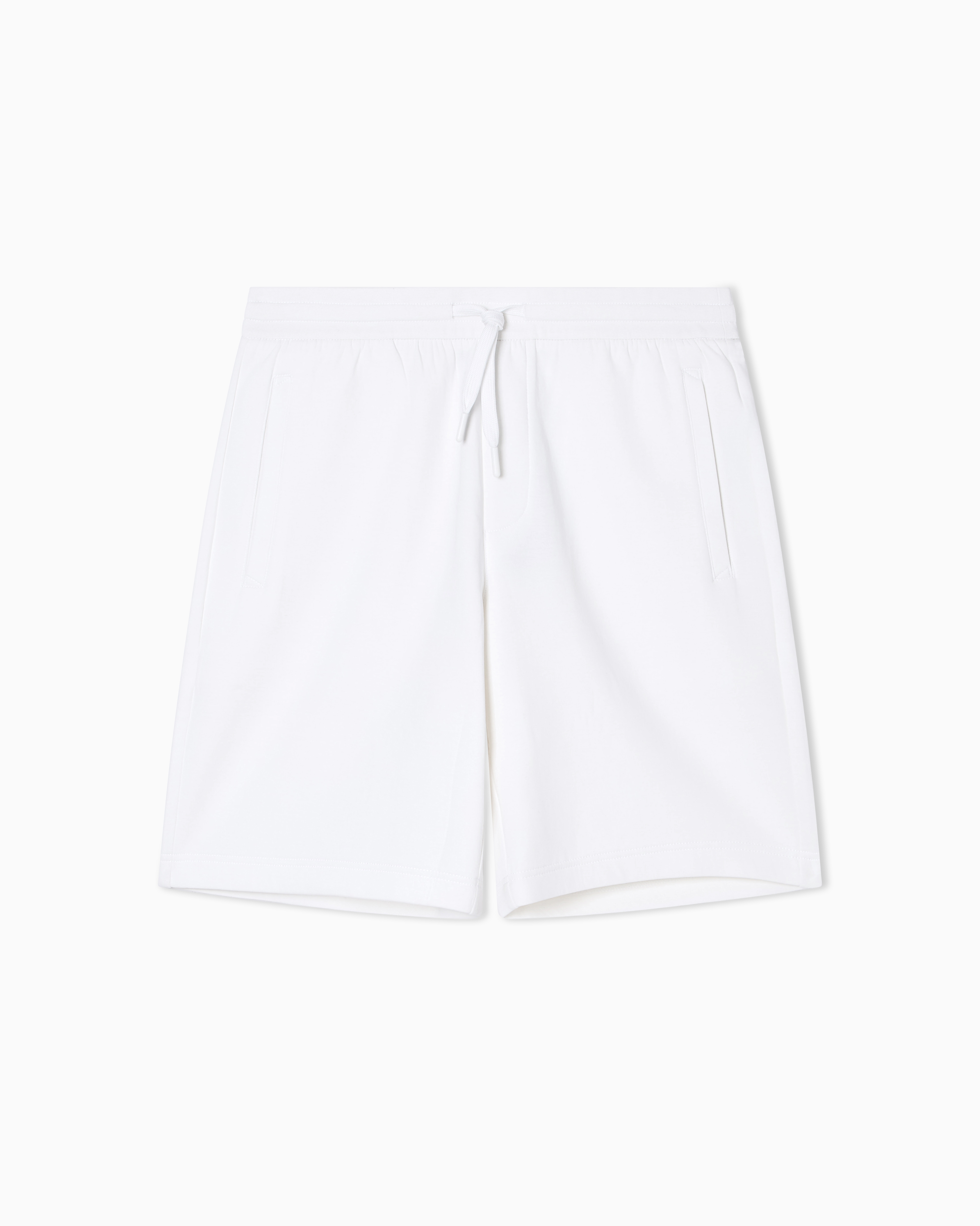 Armani Exchange - Bermuda Shorts, Man, White, Size: