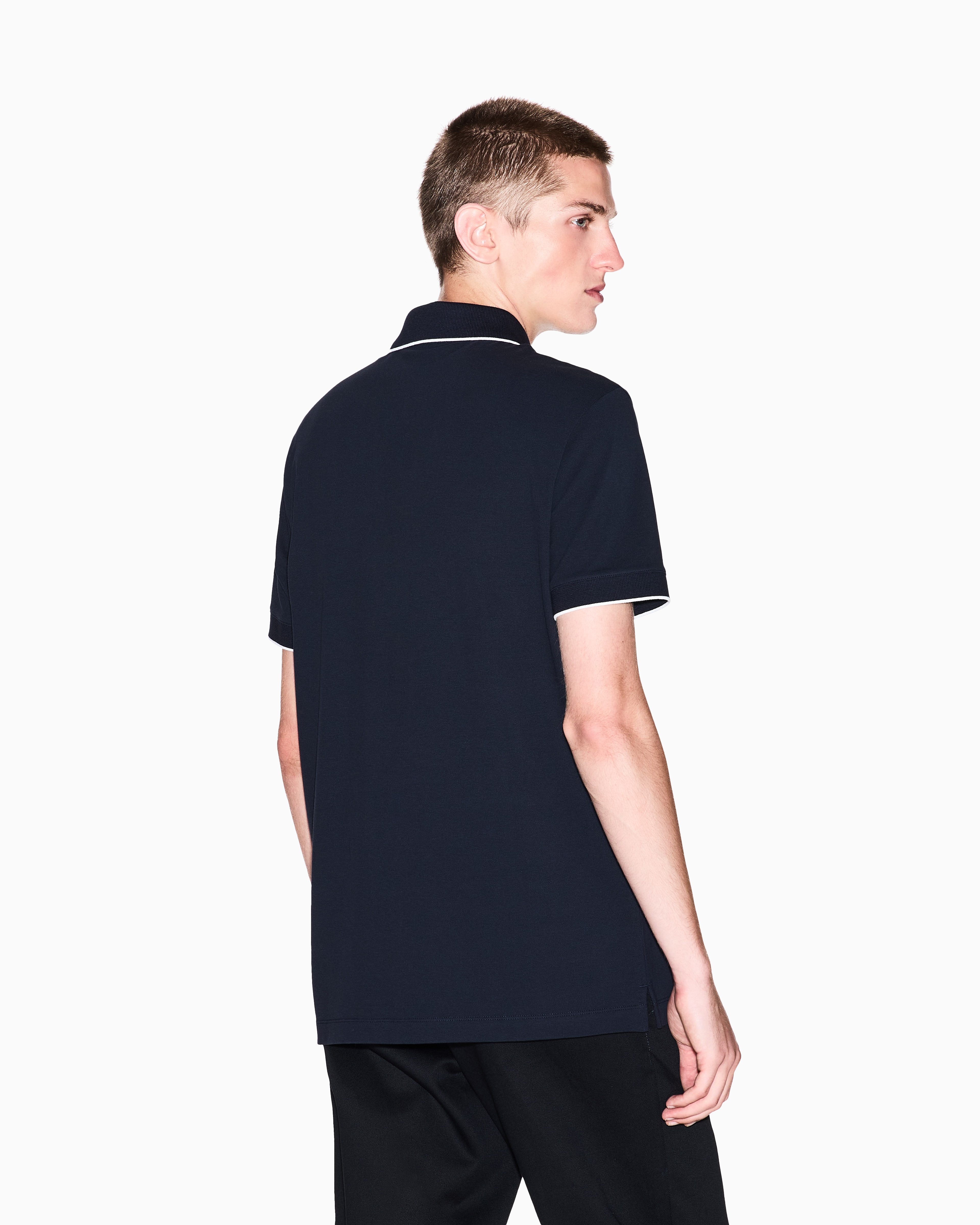 Regular fit polo with logo