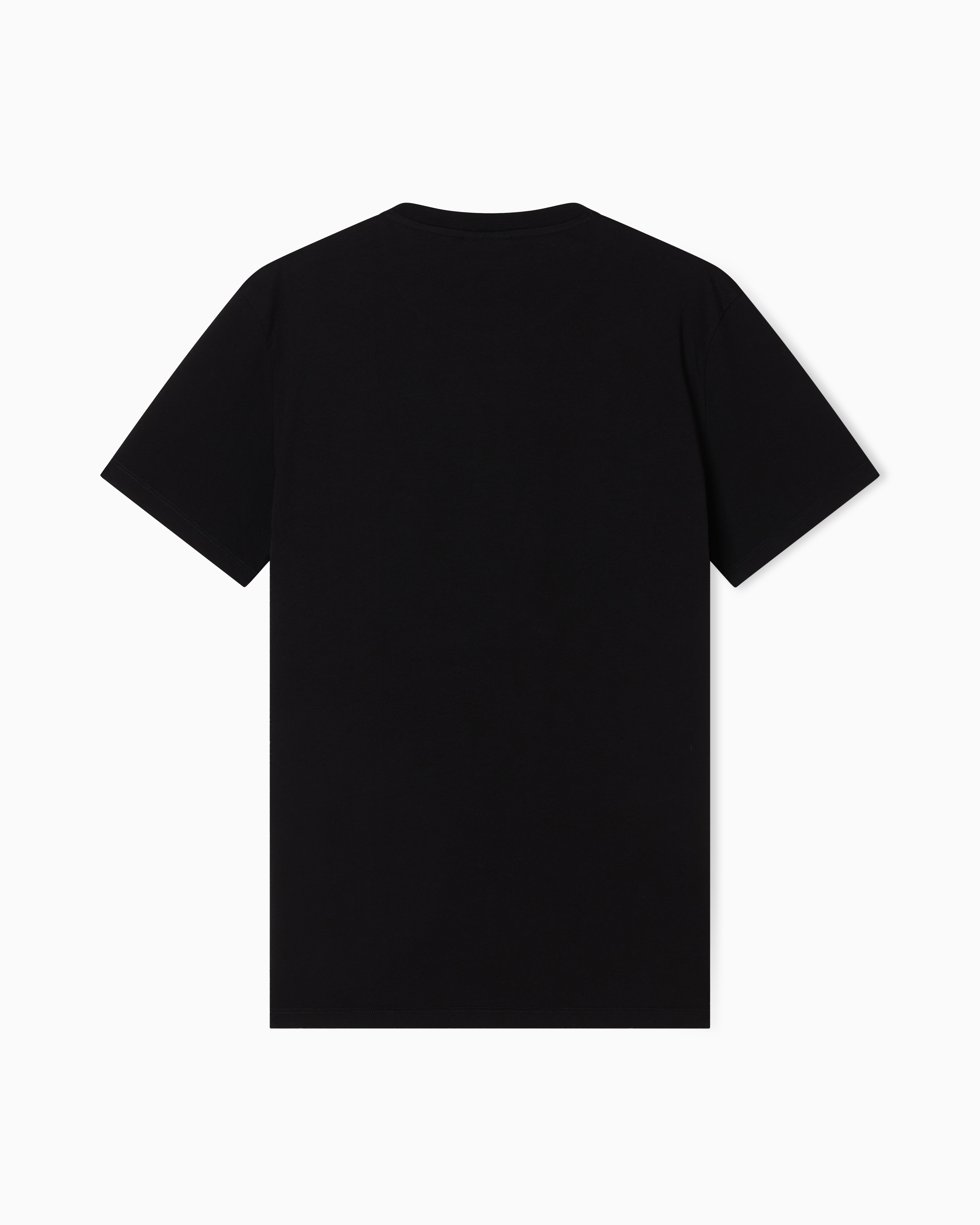 Armani Exchange Regular Fit T-shirts In Black