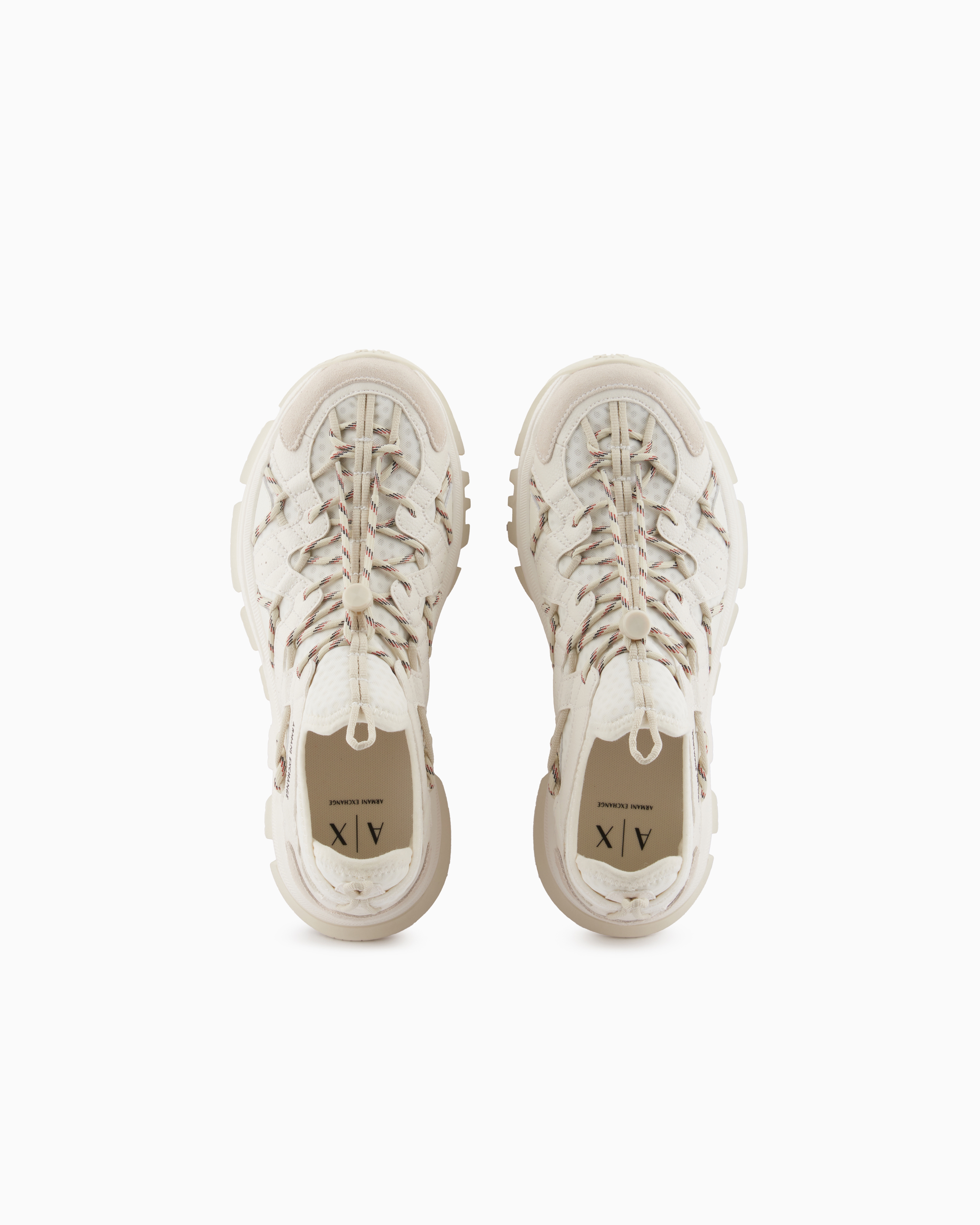 Technical fabric sneakers