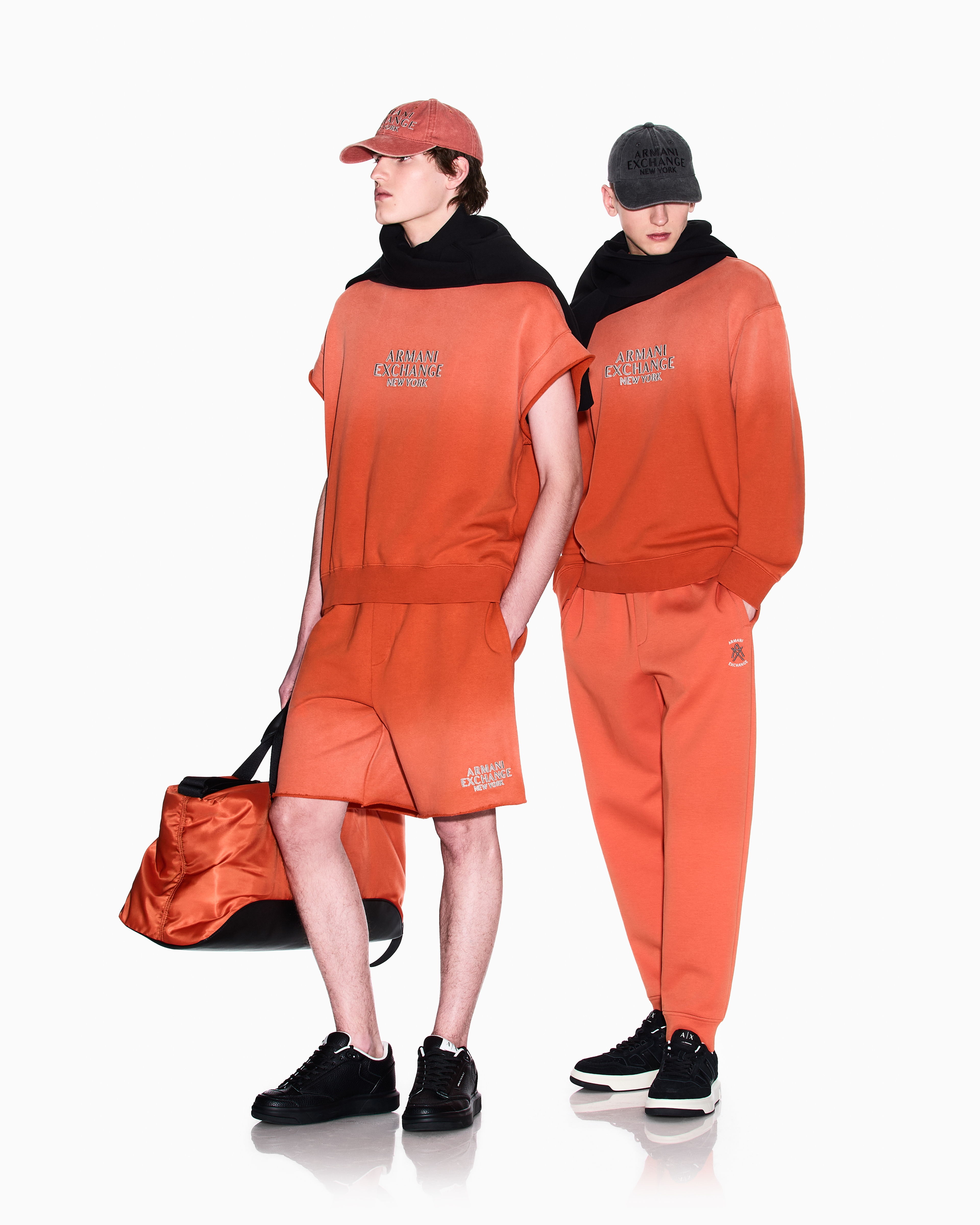 Armani Exchange Sweatshirts Without Hood In Black