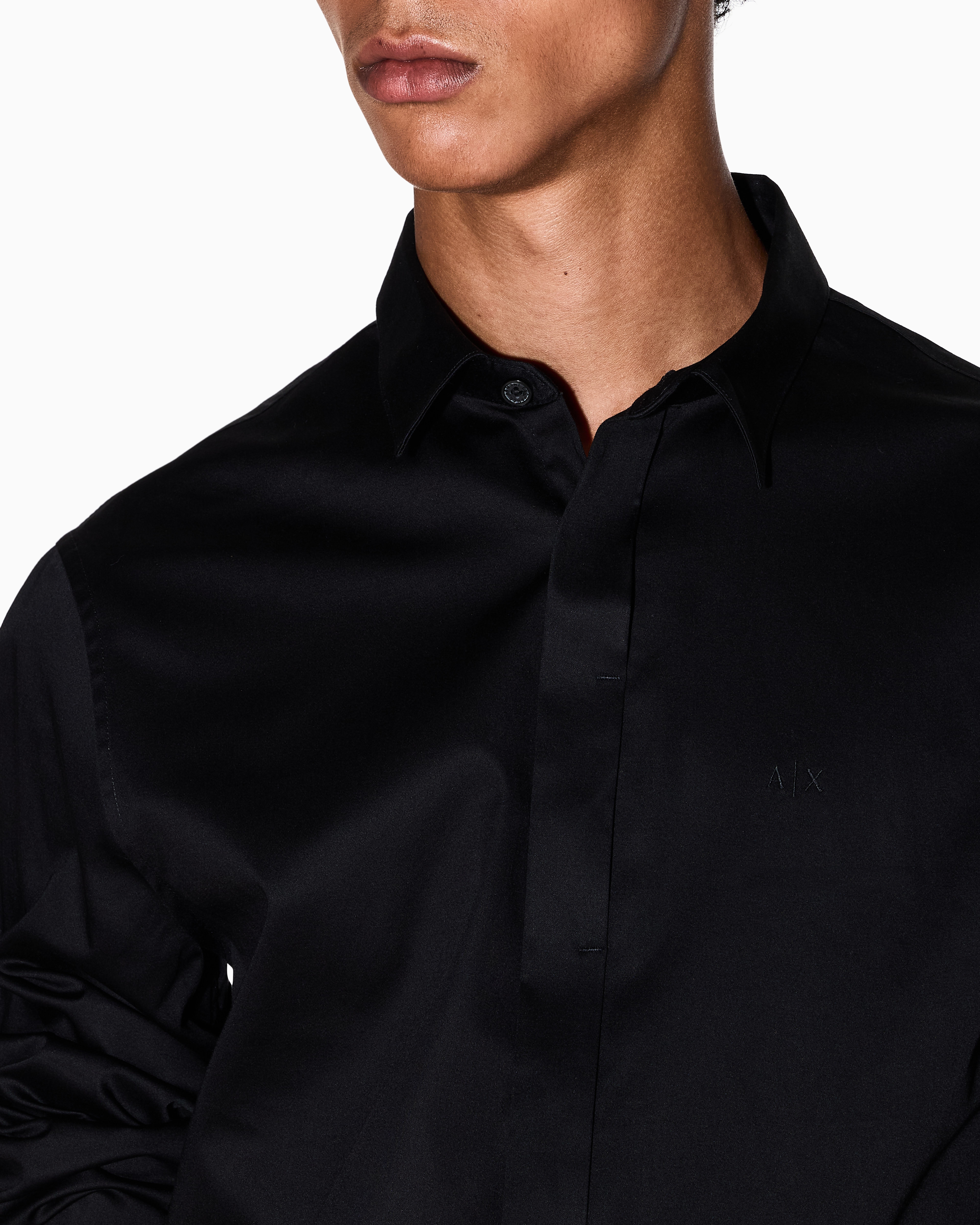Slim fit cotton shirt