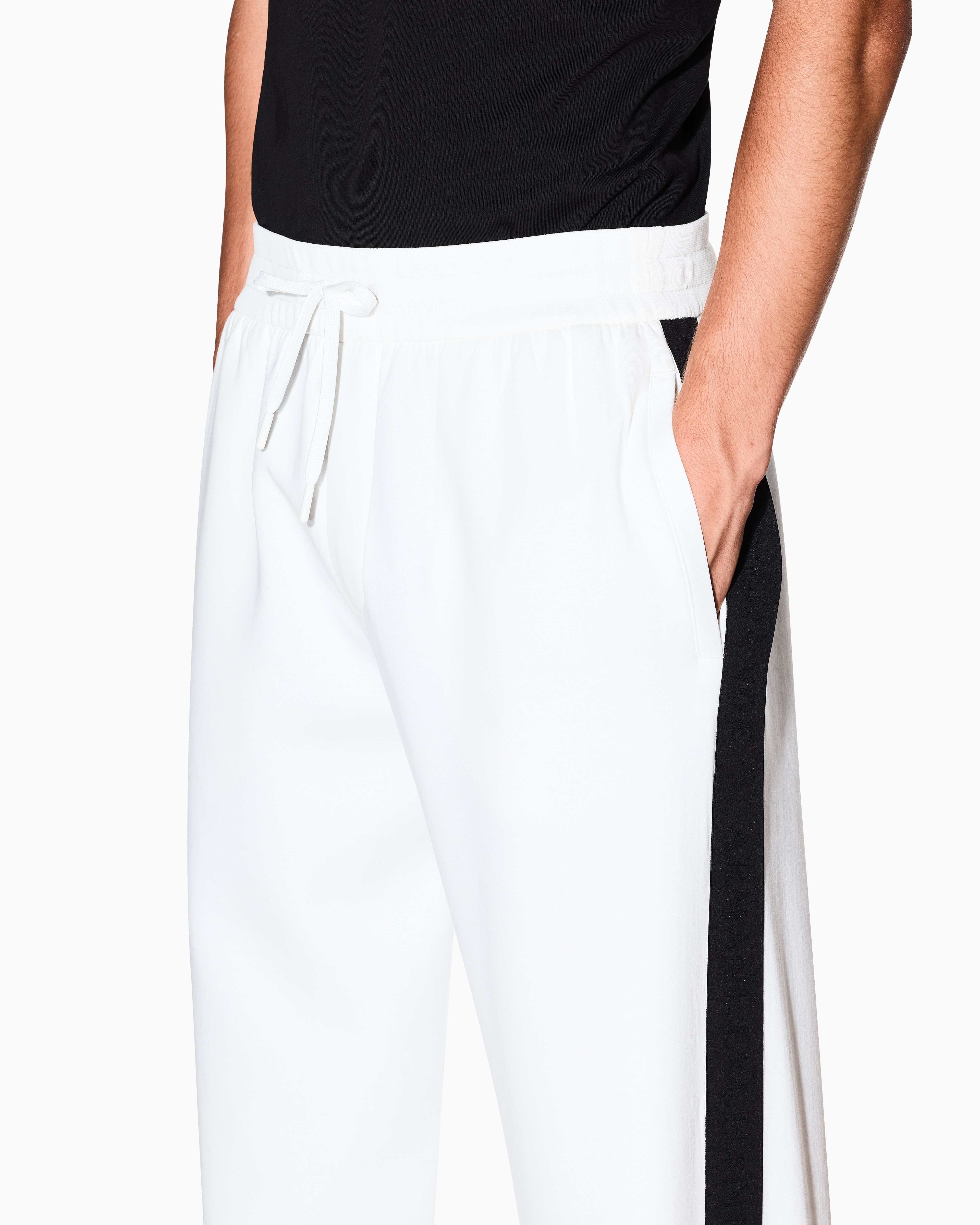 Jogger Pants Logo Stripes