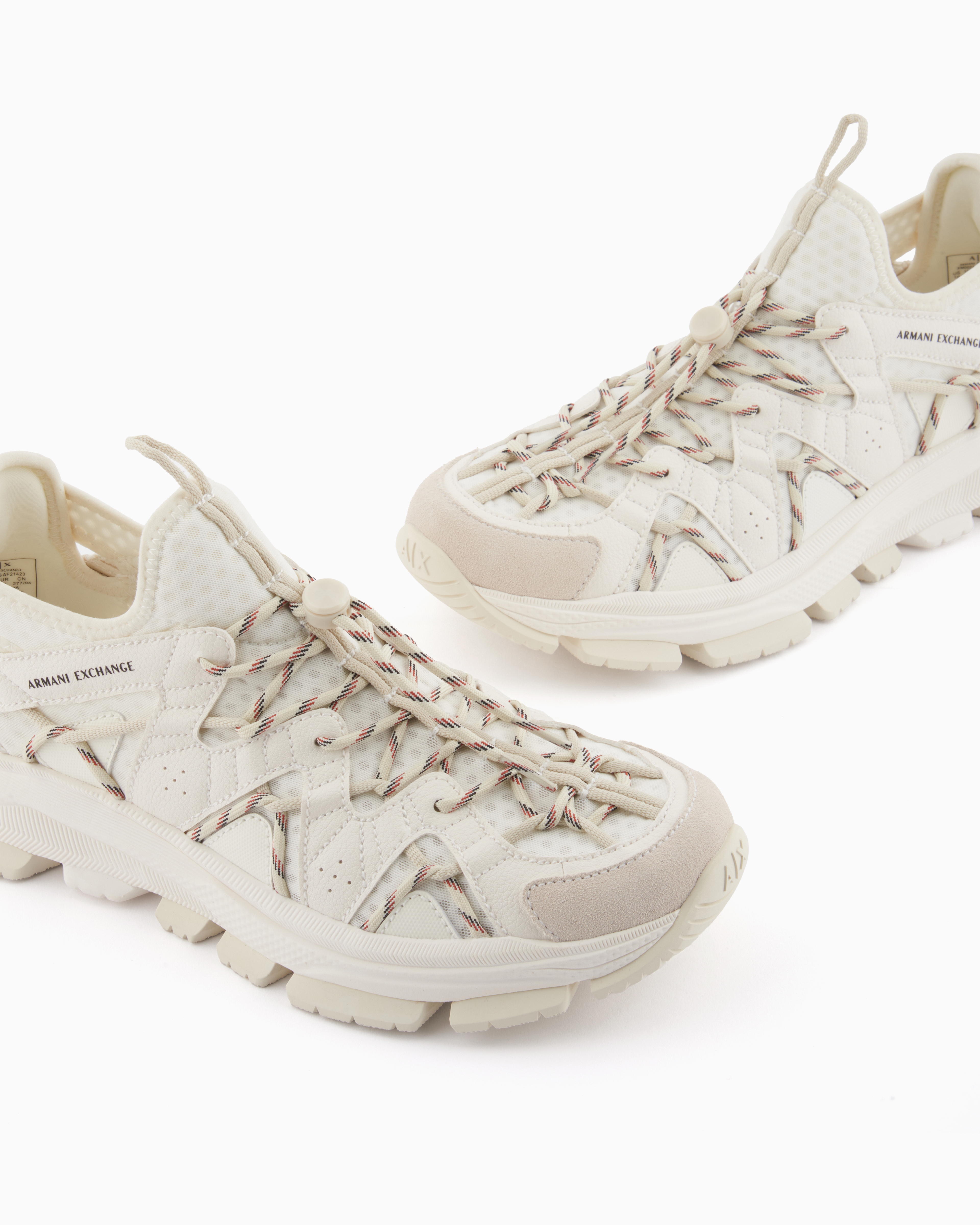 Technical fabric sneakers