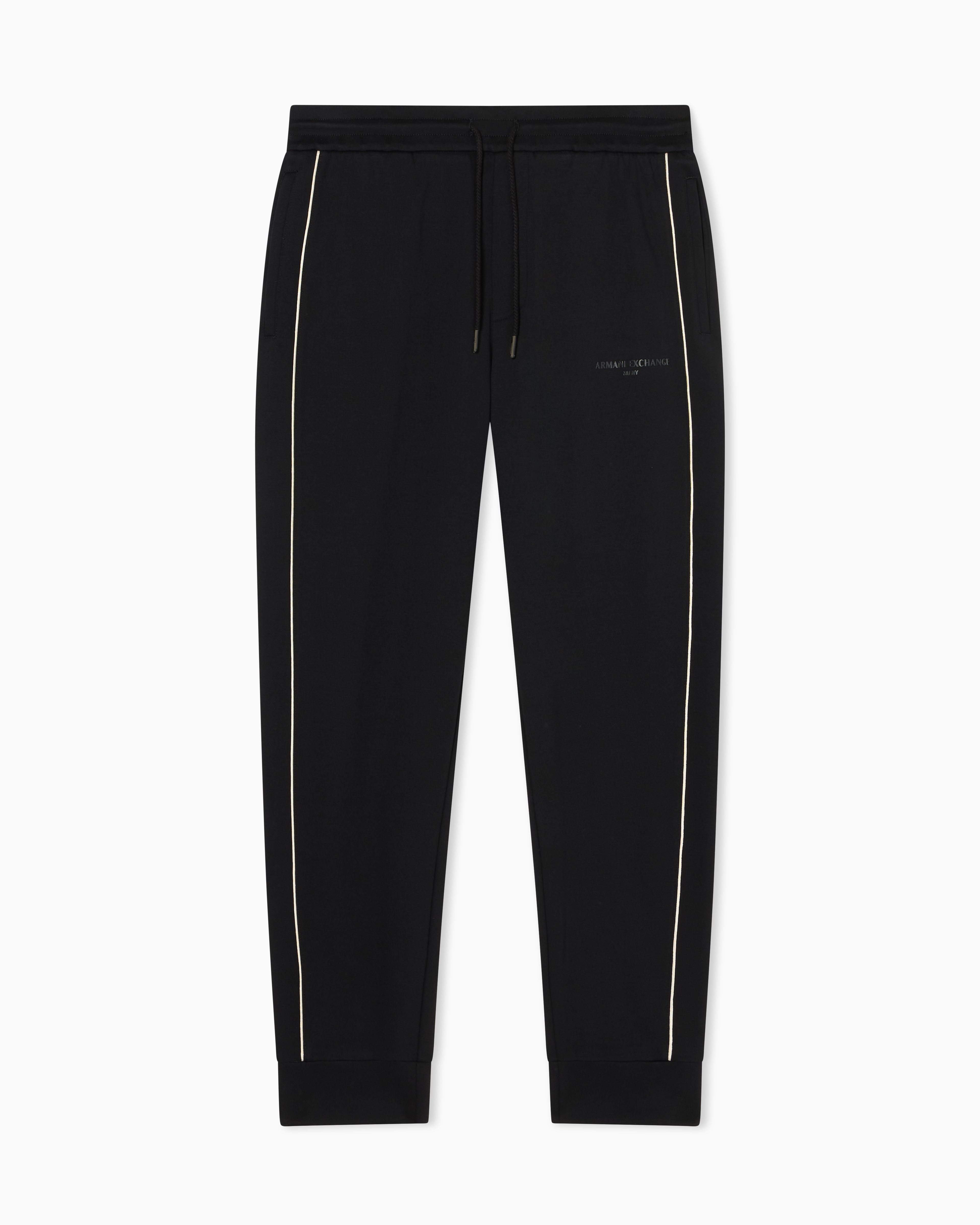 Armani Exchange Black Interlock Trousers
