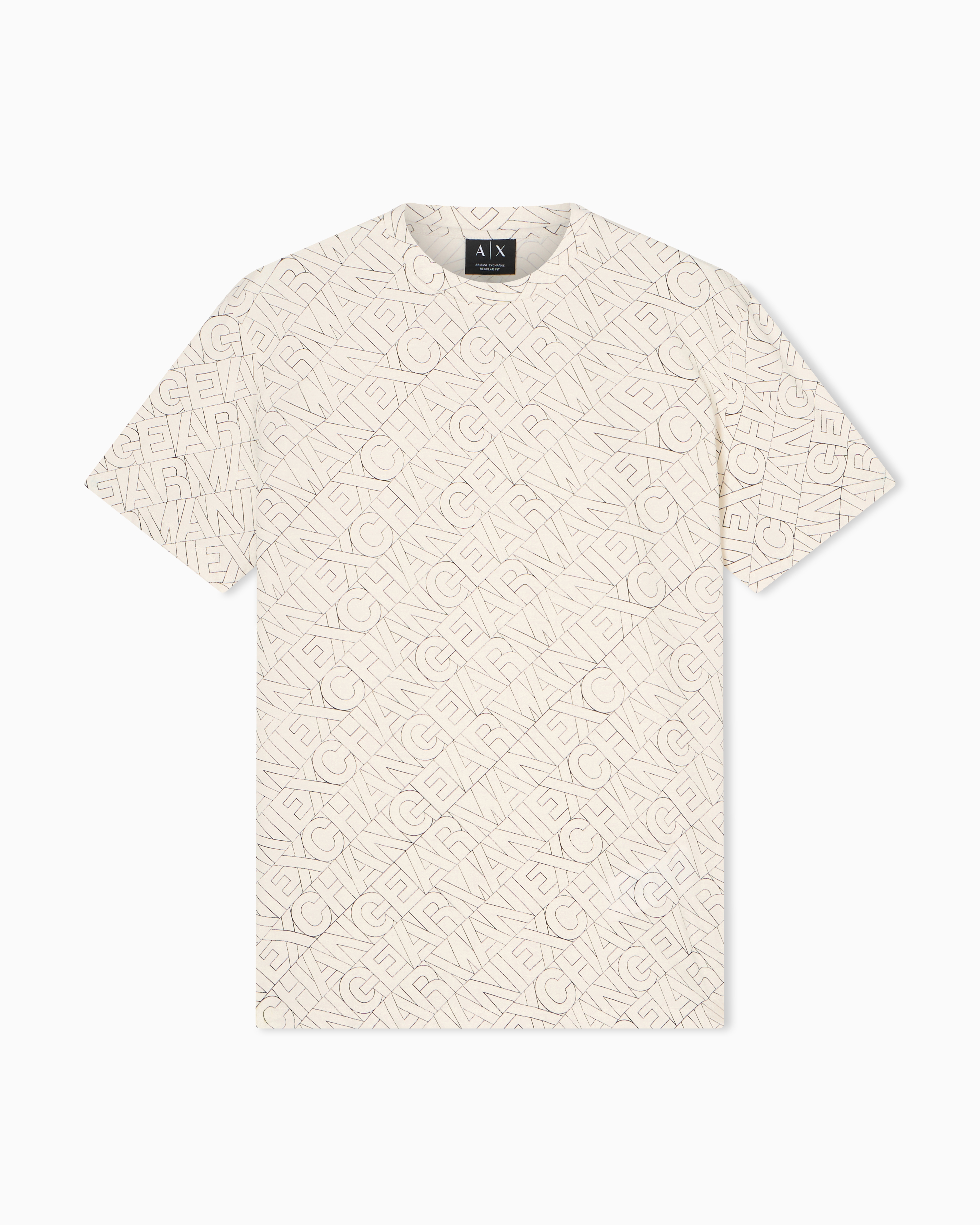 Armani Exchange Regular Fit T-shirts In White