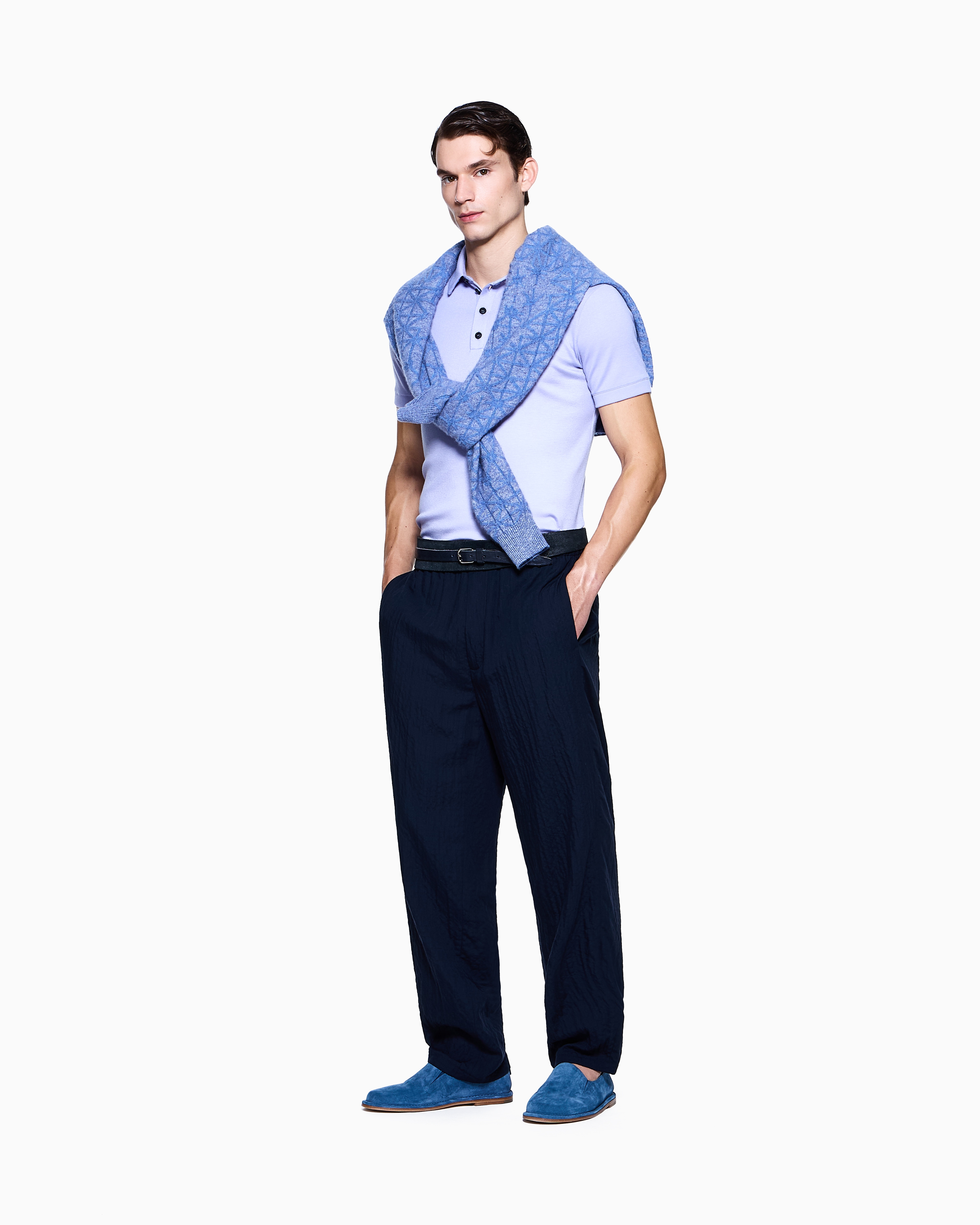 ⭐︎うさぎさん専用⭐︎Giorgio Armani ジグザグポロシャツ サイズ52 undefined