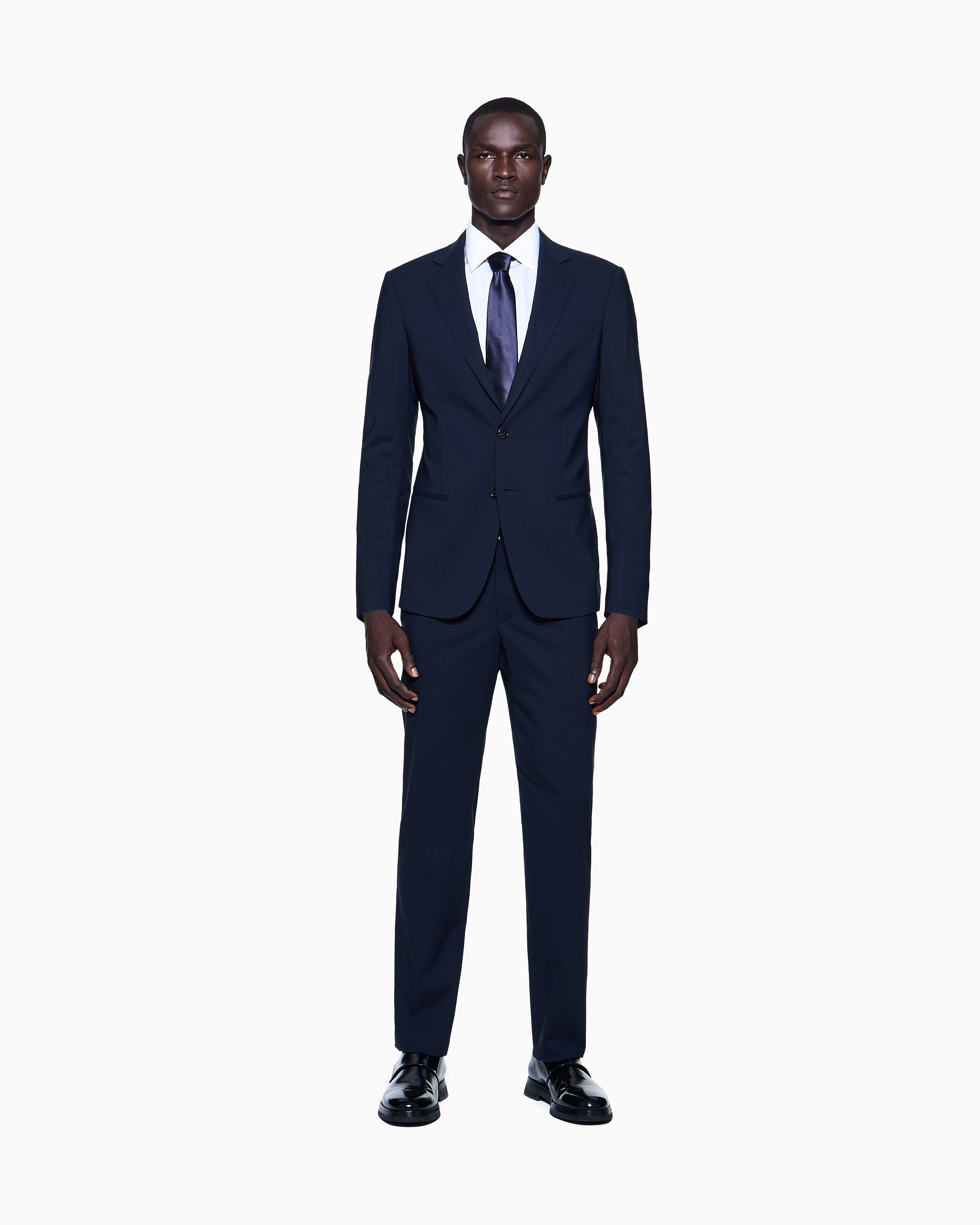 レギュラーフィットシャツ ラグジュアリーコットン | Giorgio Armani