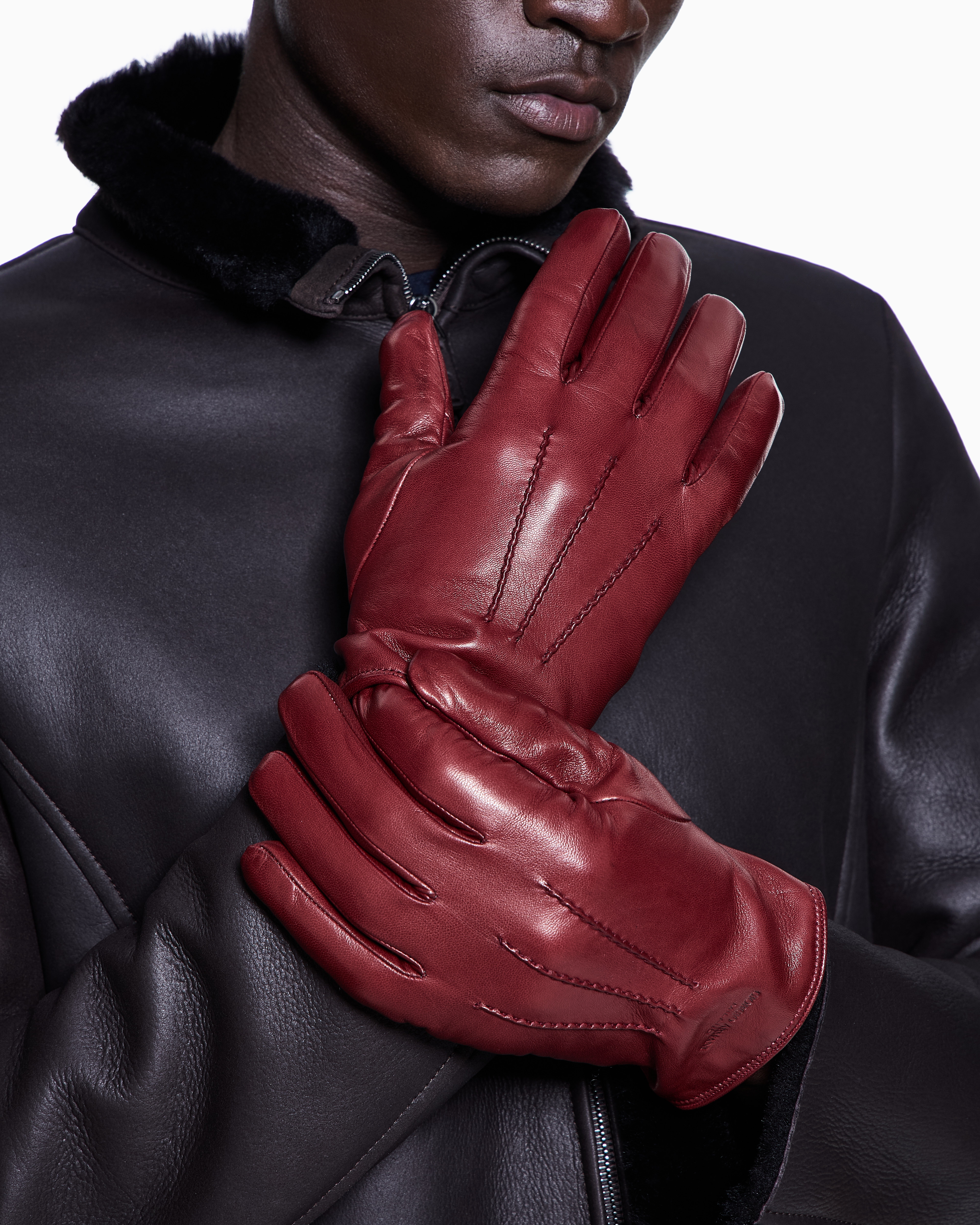 グローブ ナッパレザー | Giorgio Armani