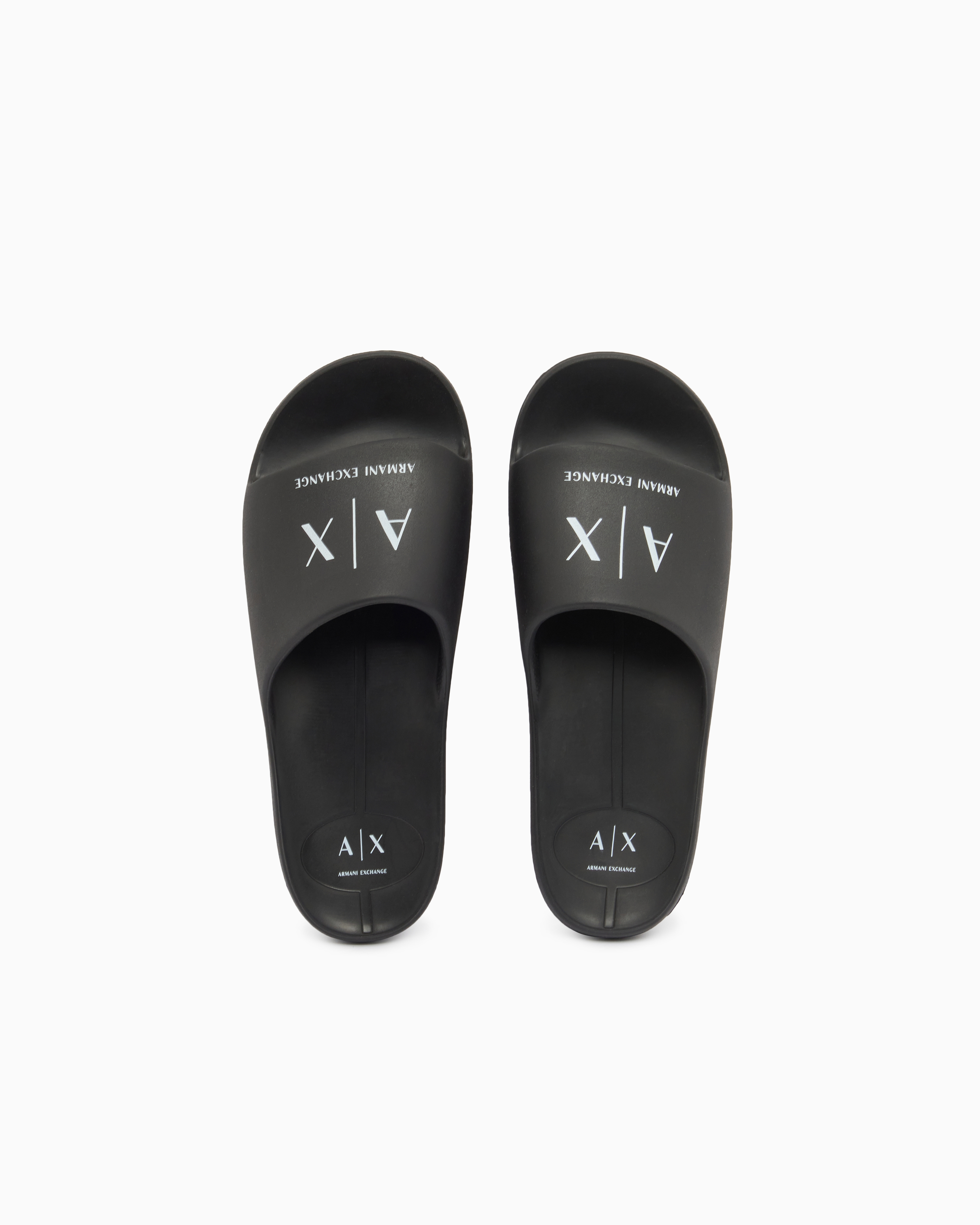 ARMANI EXCHANGE レジャーマット Slides with logo | Armani Exchange
