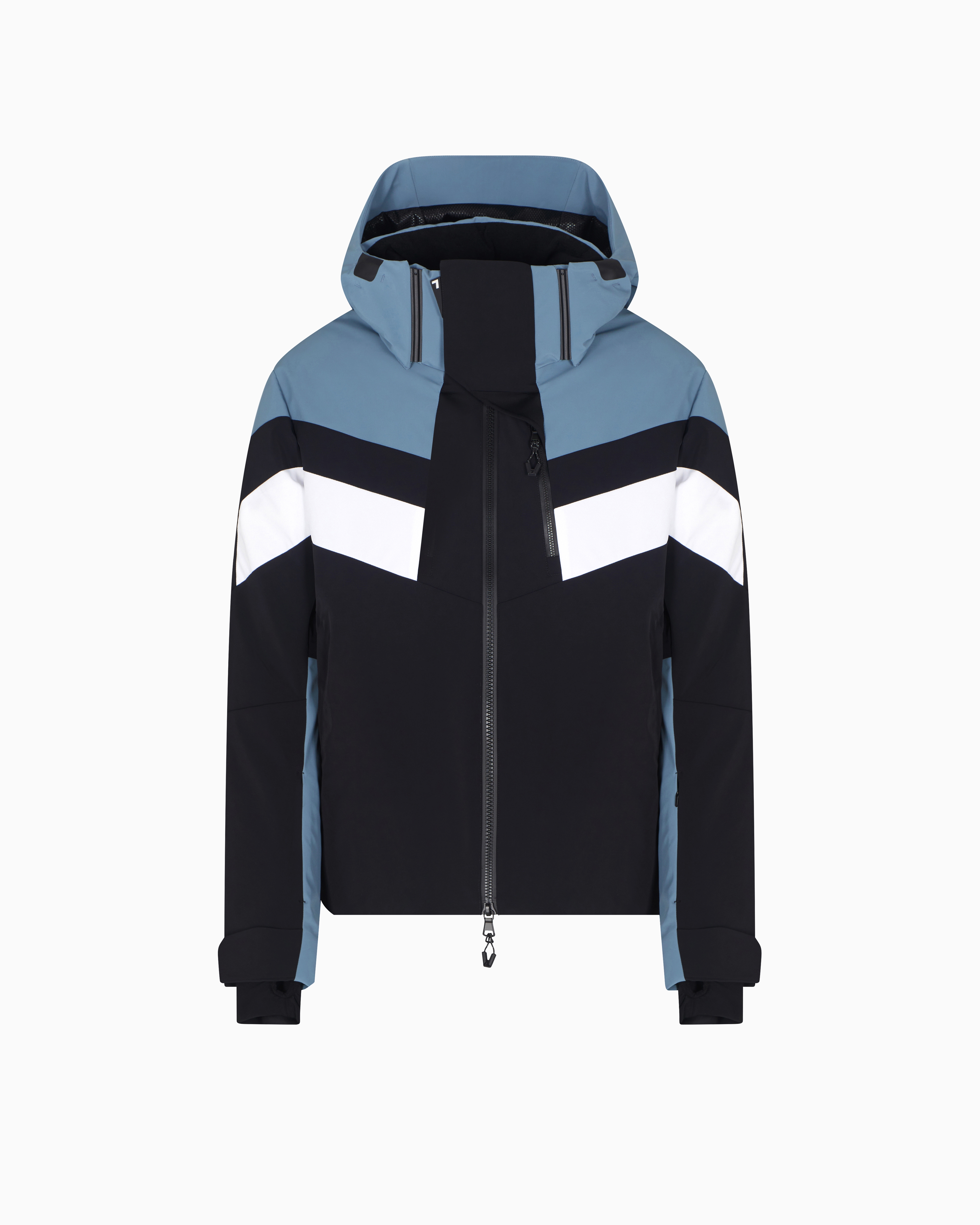 Ea7 Technical Ski Jacket In Technical Fabric With Stratum7 Padding In Black