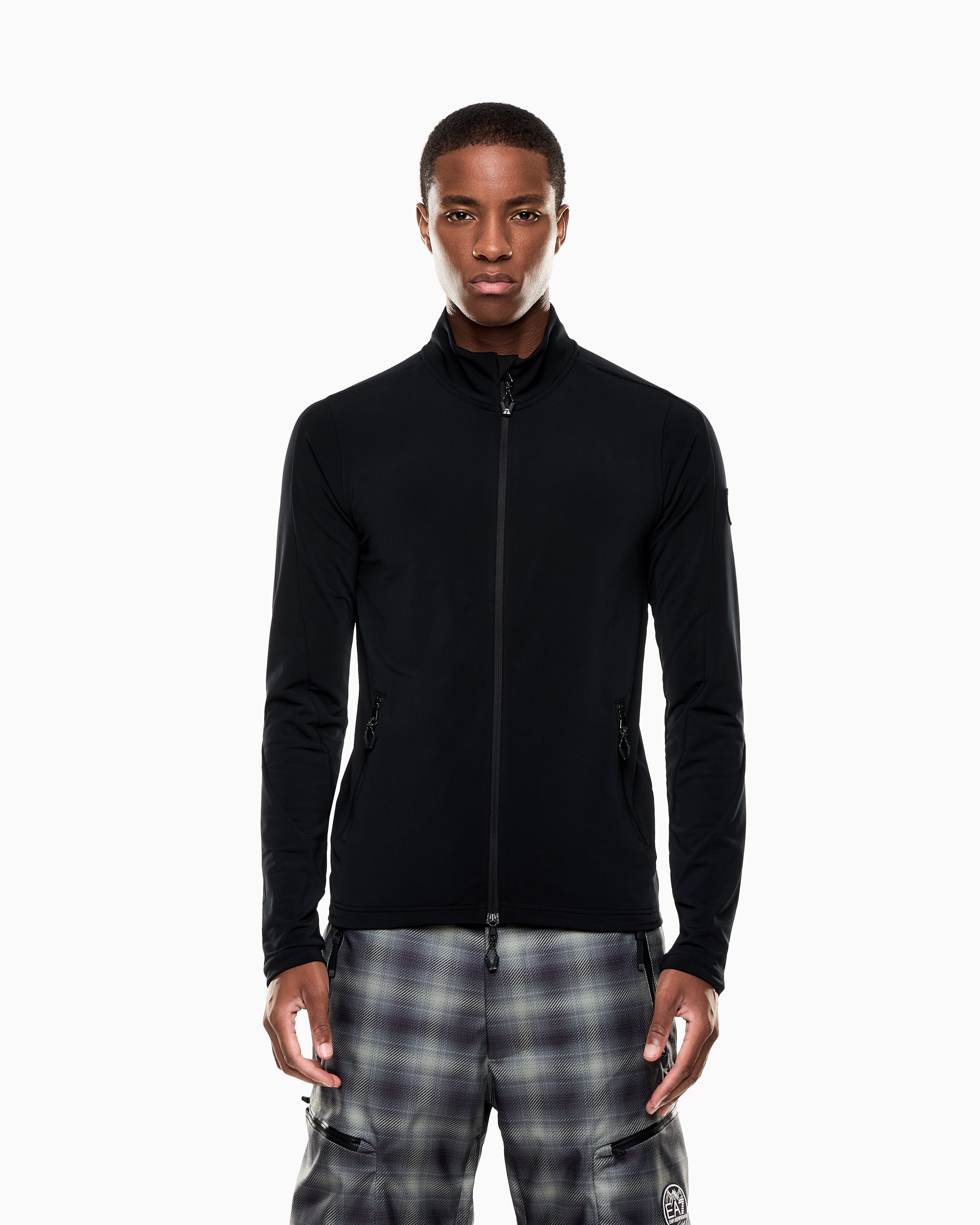 Technical ski fleece in Powerstretch technical fabric | EA7